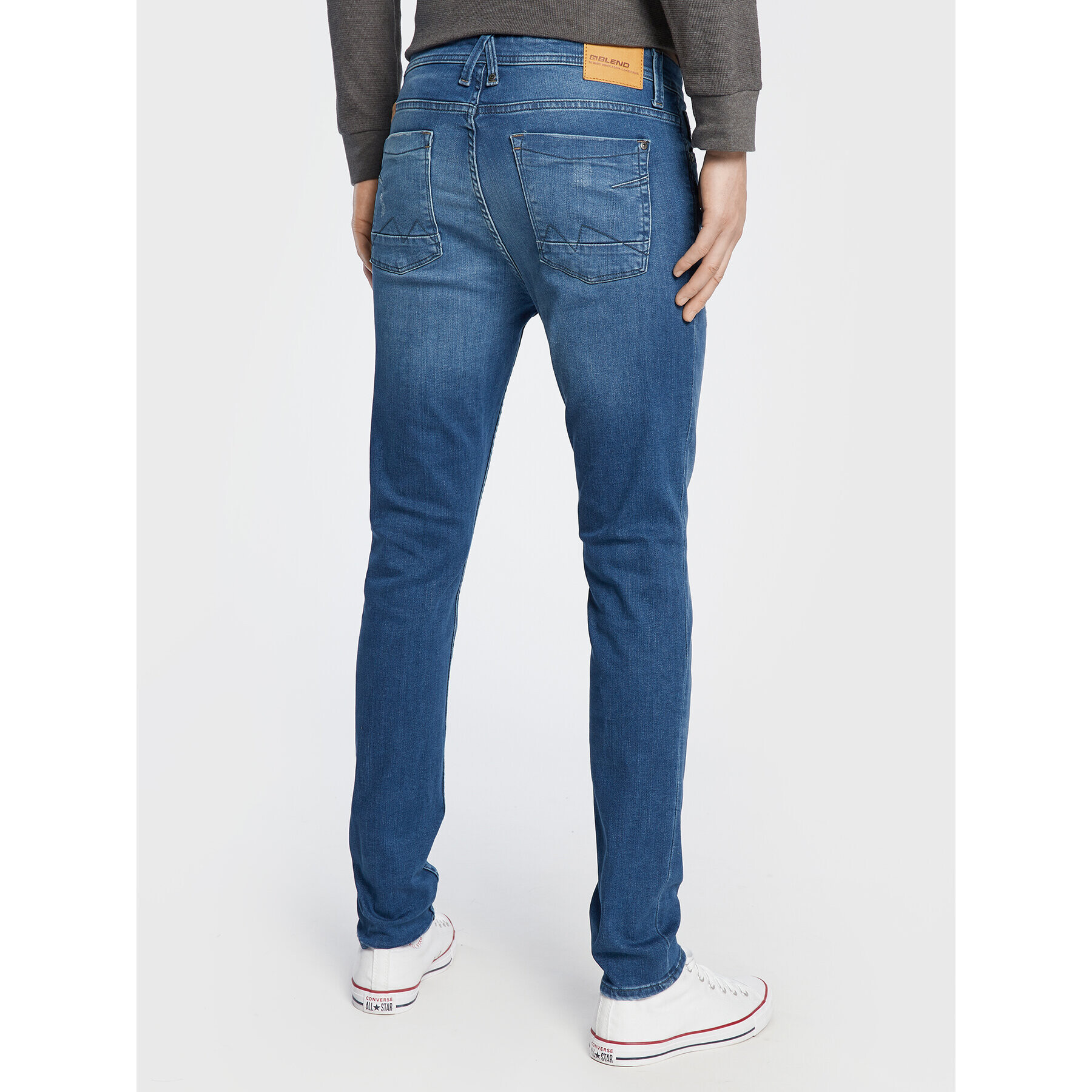 Blend Jeansy Echo 20710666 Modrá Skinny Fit - Pepit.cz