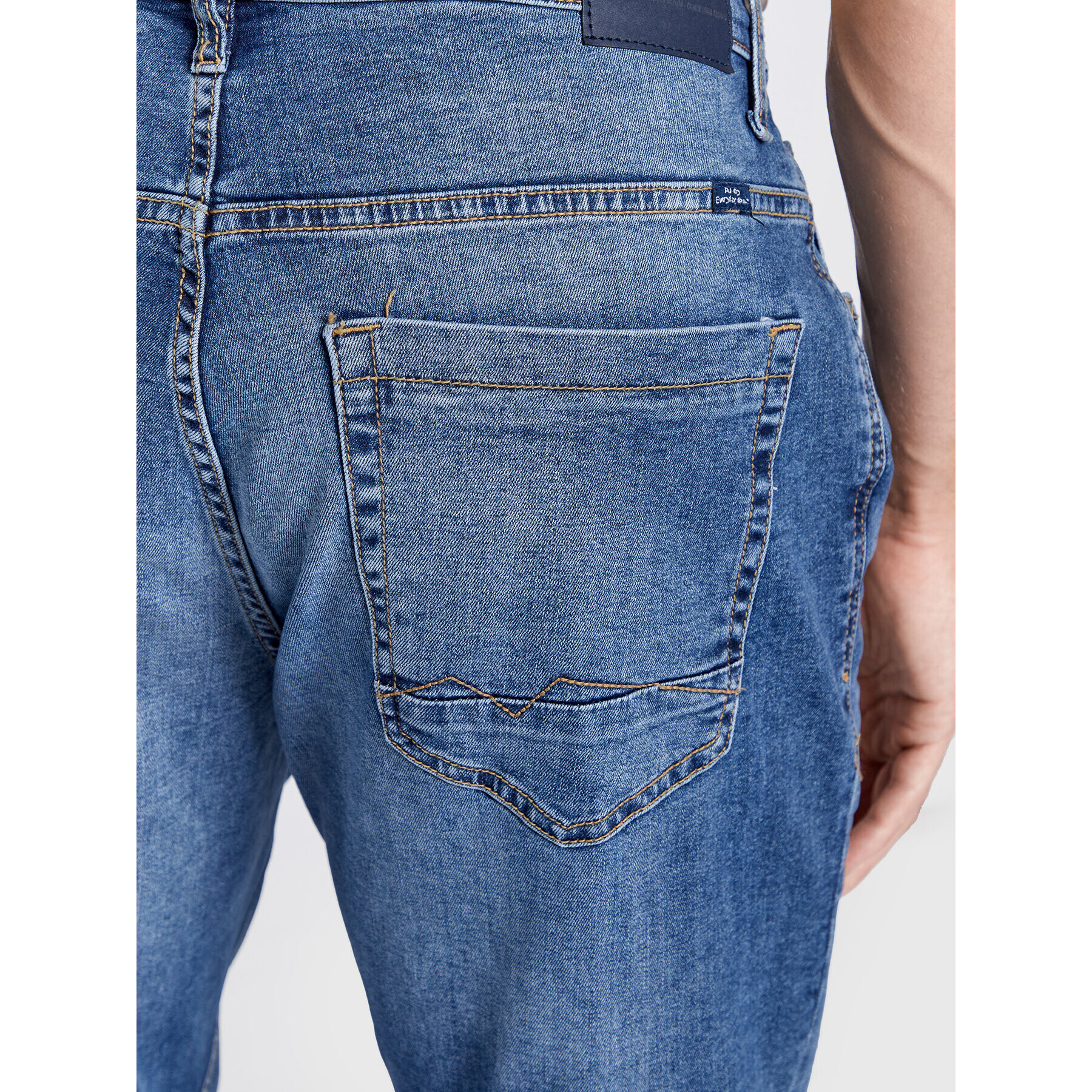 Blend Jeansy Thunder 20714207 Modrá Relaxed Fit - Pepit.cz