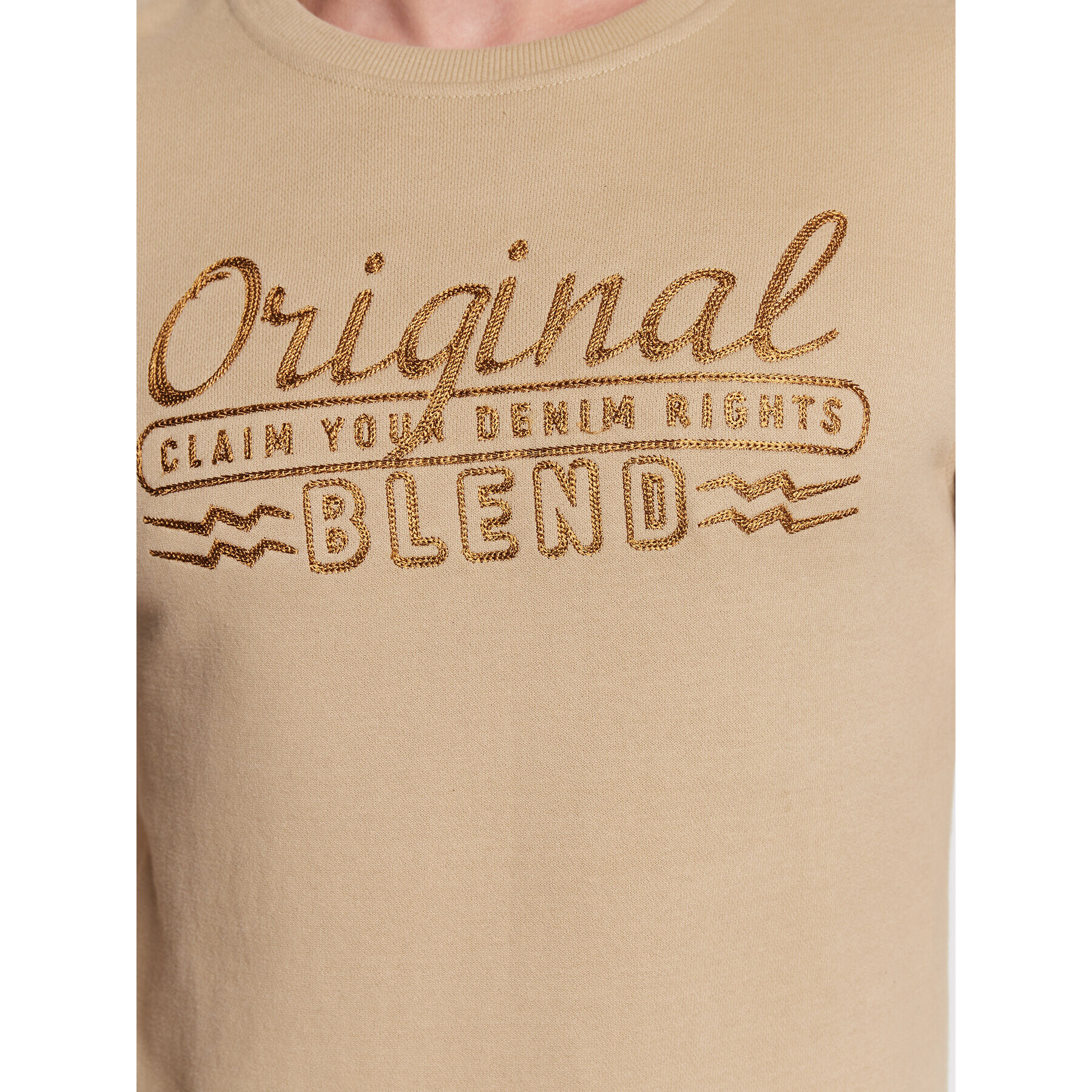 Blend Mikina 20714591 Béžová Regular Fit - Pepit.cz