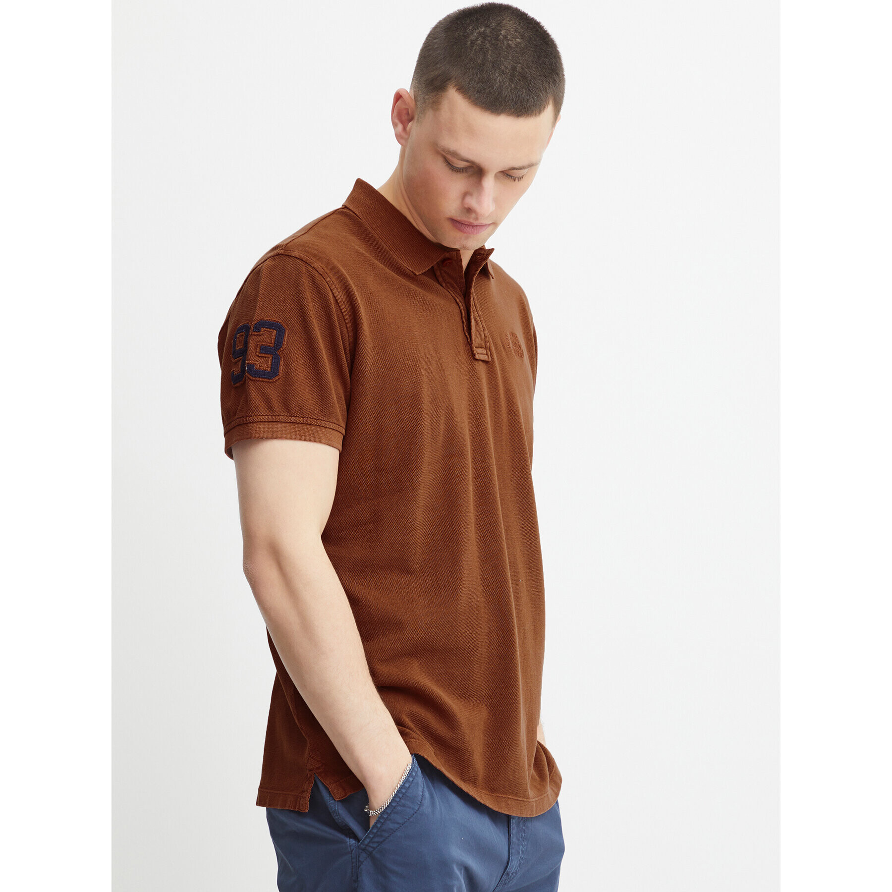 Blend Polokošile 20715181 Hnědá Regular Fit - Pepit.cz