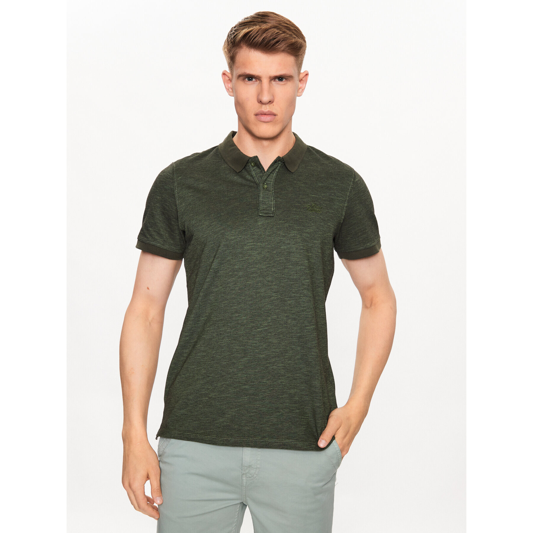 Blend Polokošile 20715186 Zelená Regular Fit - Pepit.cz