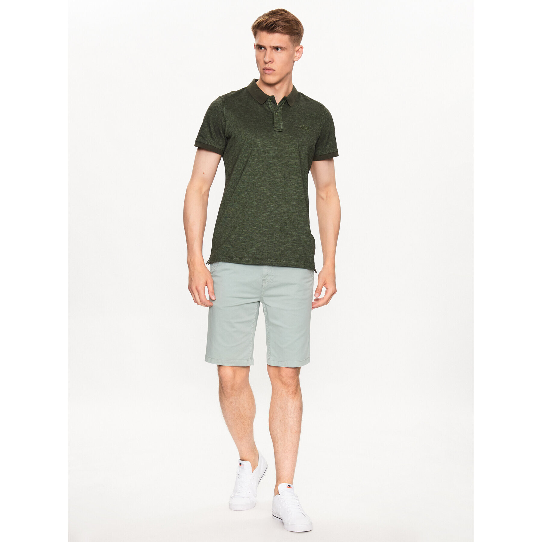 Blend Polokošile 20715186 Zelená Regular Fit - Pepit.cz