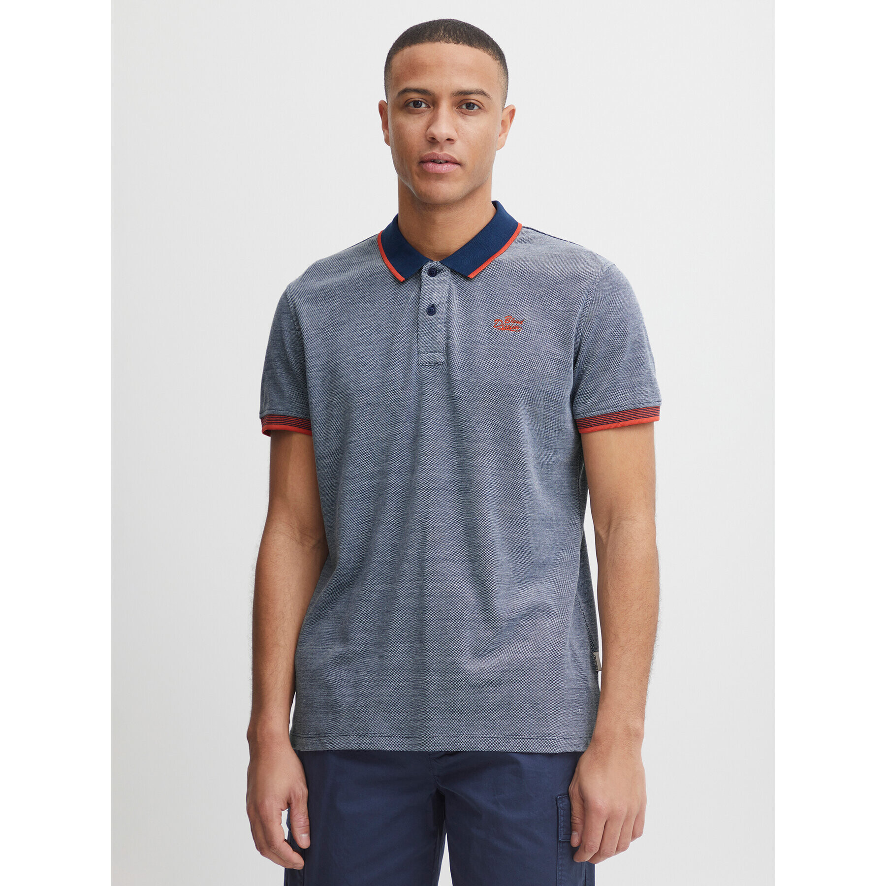 Blend Polokošile 20715192 Tmavomodrá Regular Fit - Pepit.cz