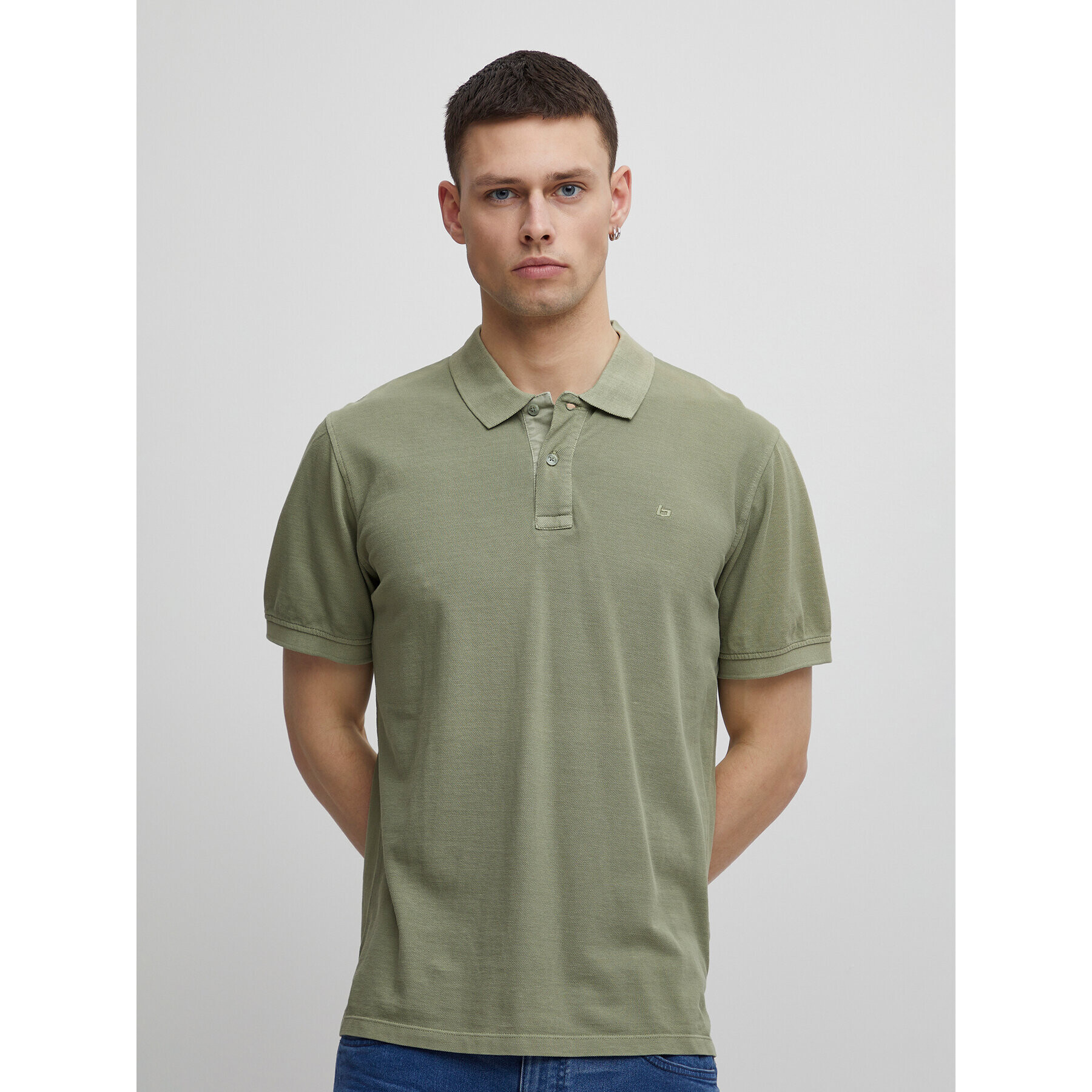 Blend Polokošile 20715297 Zelená Regular Fit - Pepit.cz