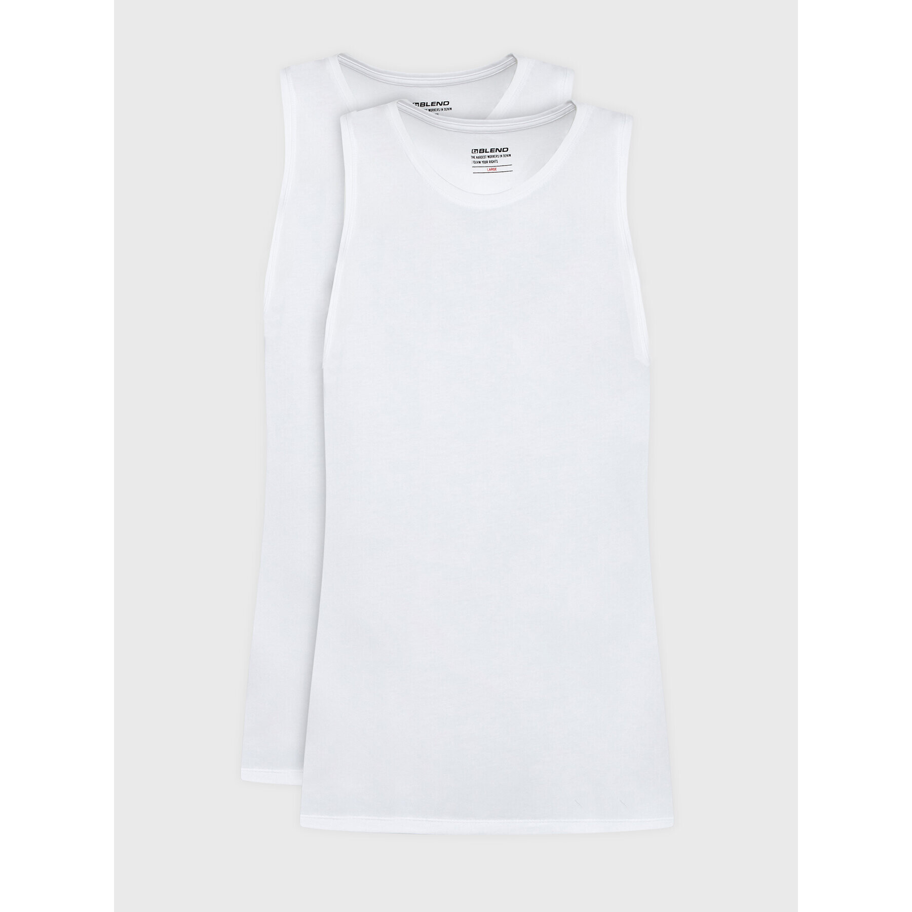 Blend Sada 2 kusů tank topů Jake 20713645 Bílá Regular Fit - Pepit.cz