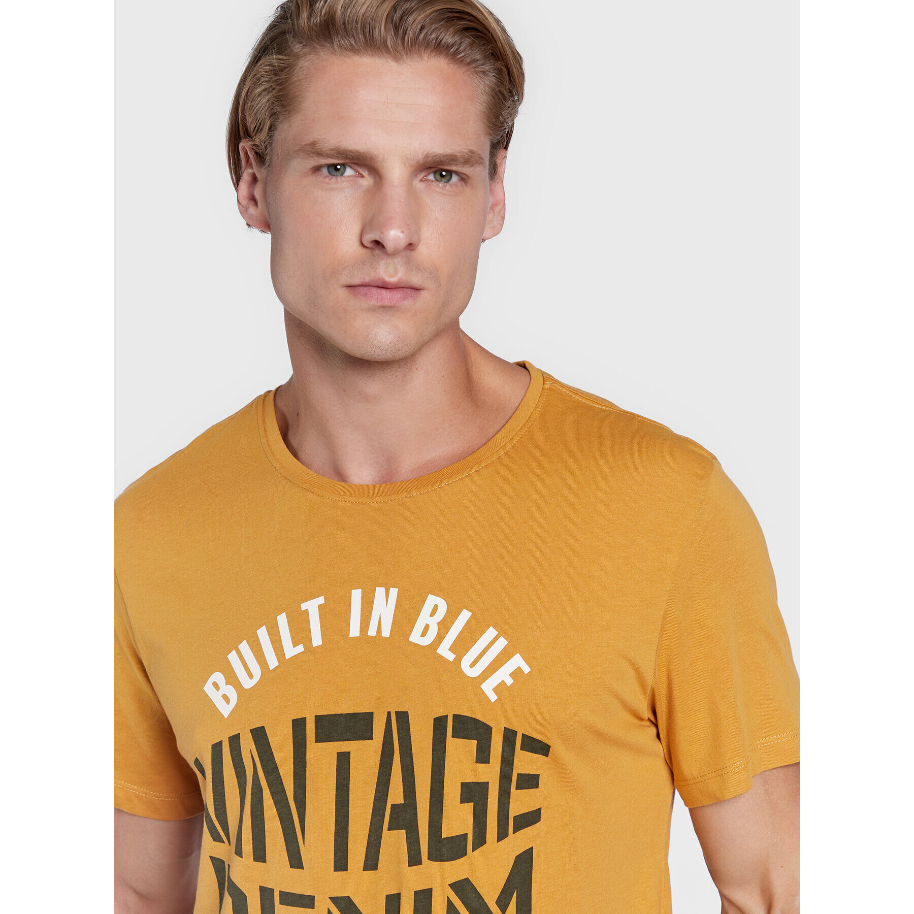 Blend T-Shirt 20714248 Žlutá Regular Fit - Pepit.cz