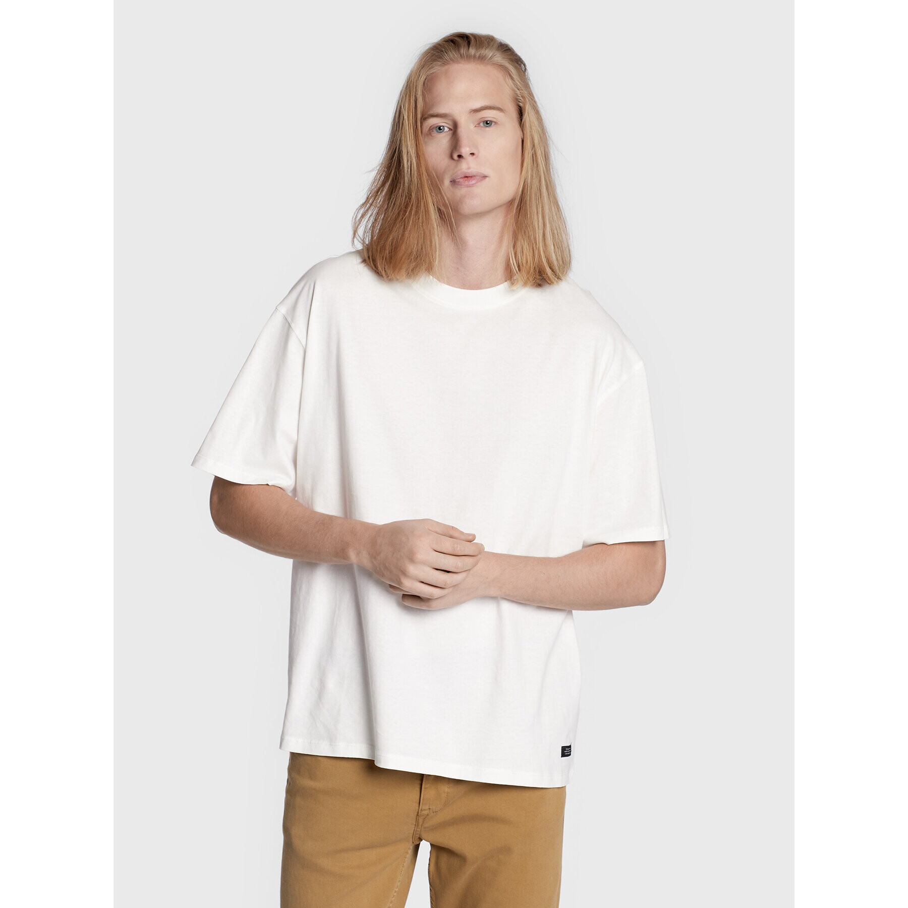 Blend T-Shirt 20714251 Bílá Oversize - Pepit.cz