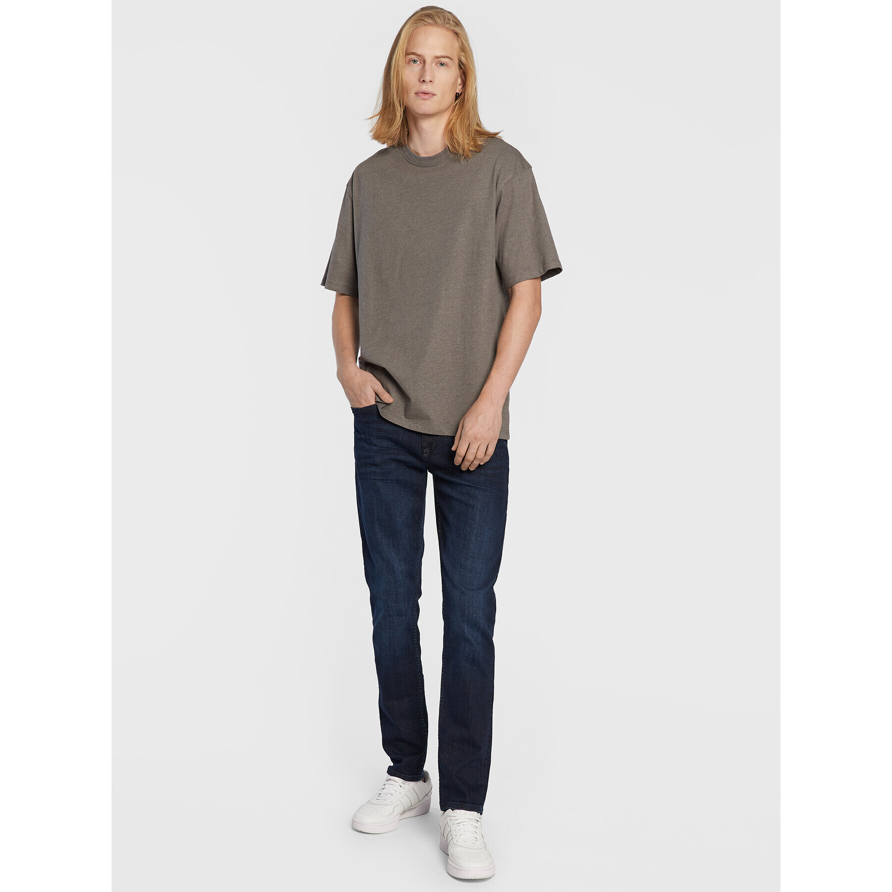 Blend T-Shirt 20714251 Šedá Oversize - Pepit.cz