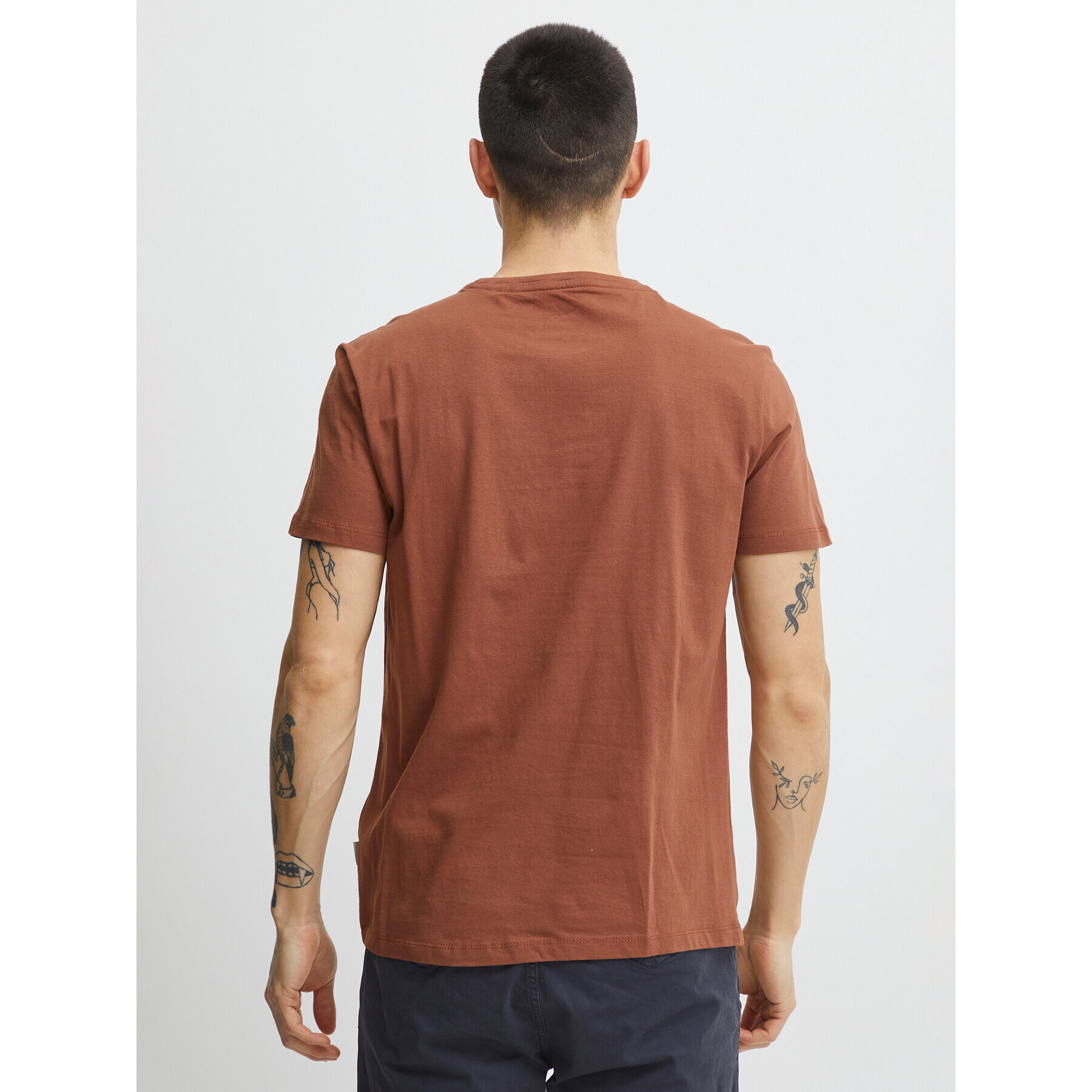 Blend T-Shirt 20715022 Hnědá Regular Fit - Pepit.cz