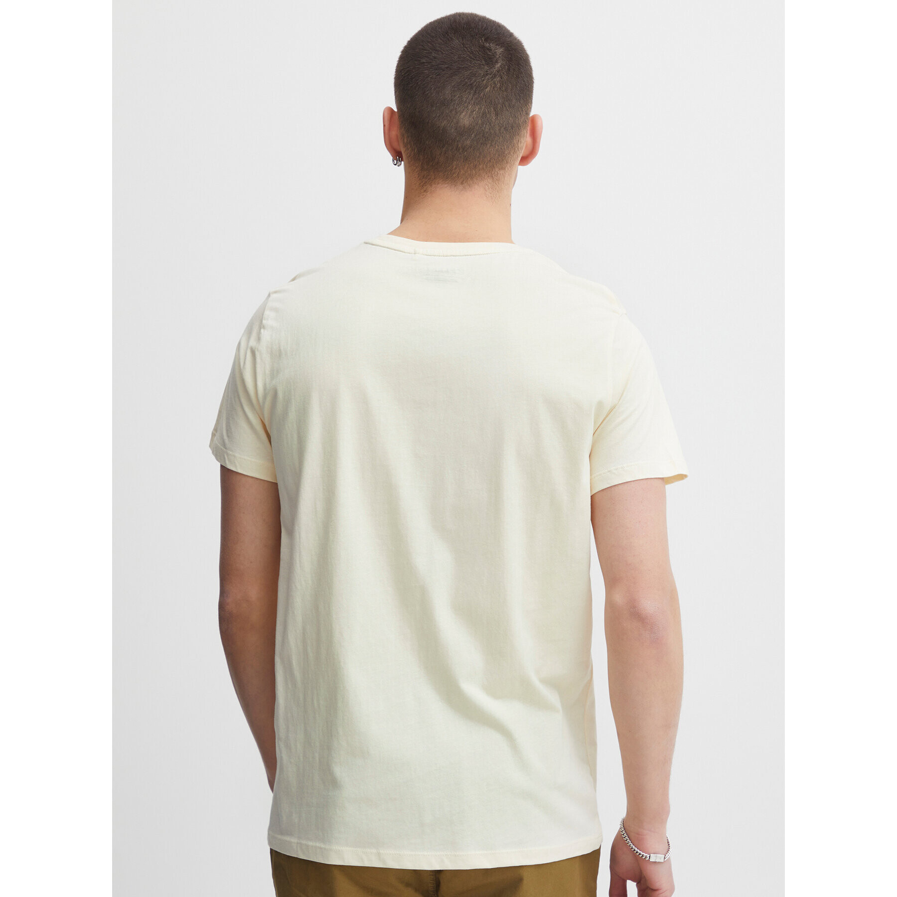 Blend T-Shirt 20715035 Écru Regular Fit - Pepit.cz