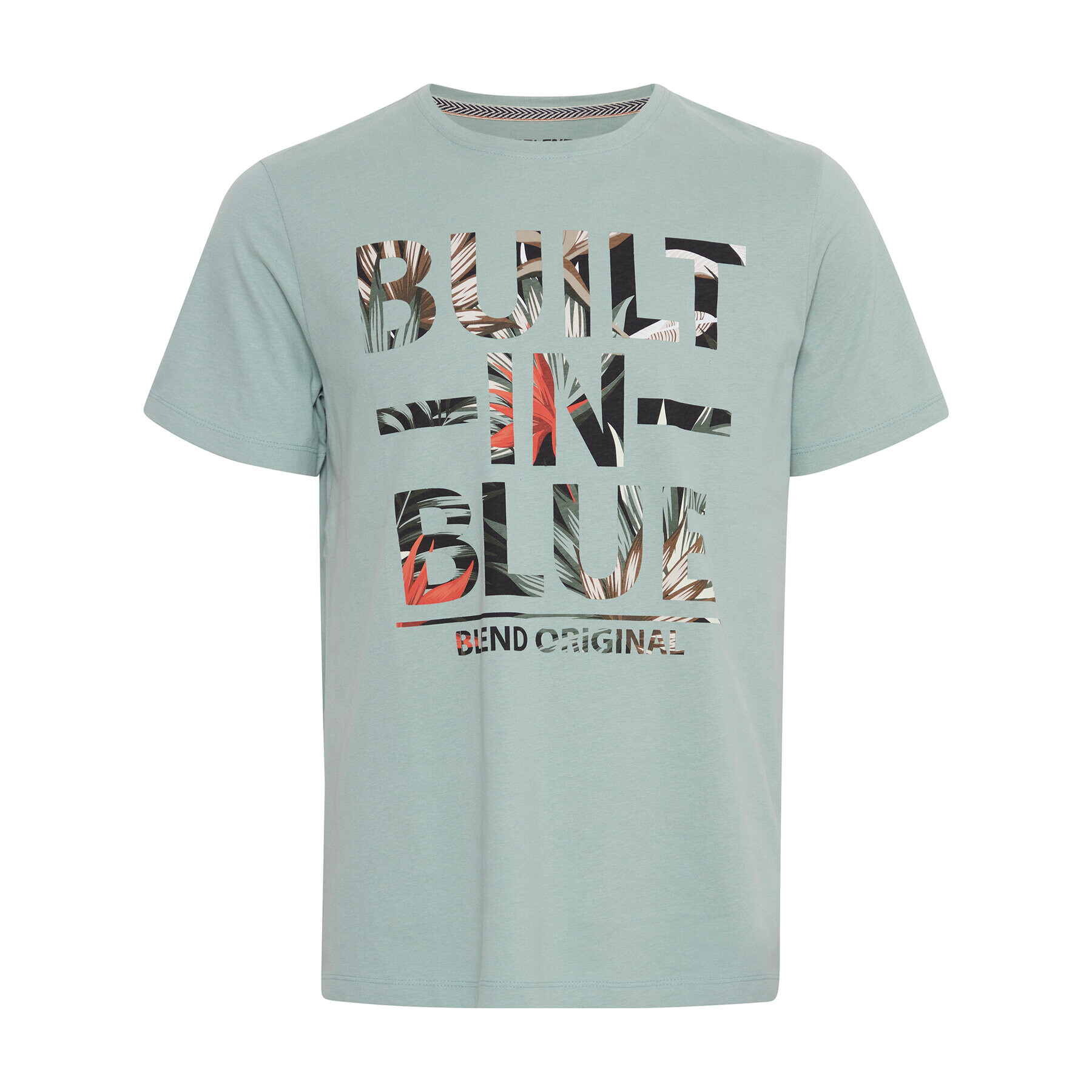 Blend T-Shirt 20715039 Zelená Regular Fit - Pepit.cz