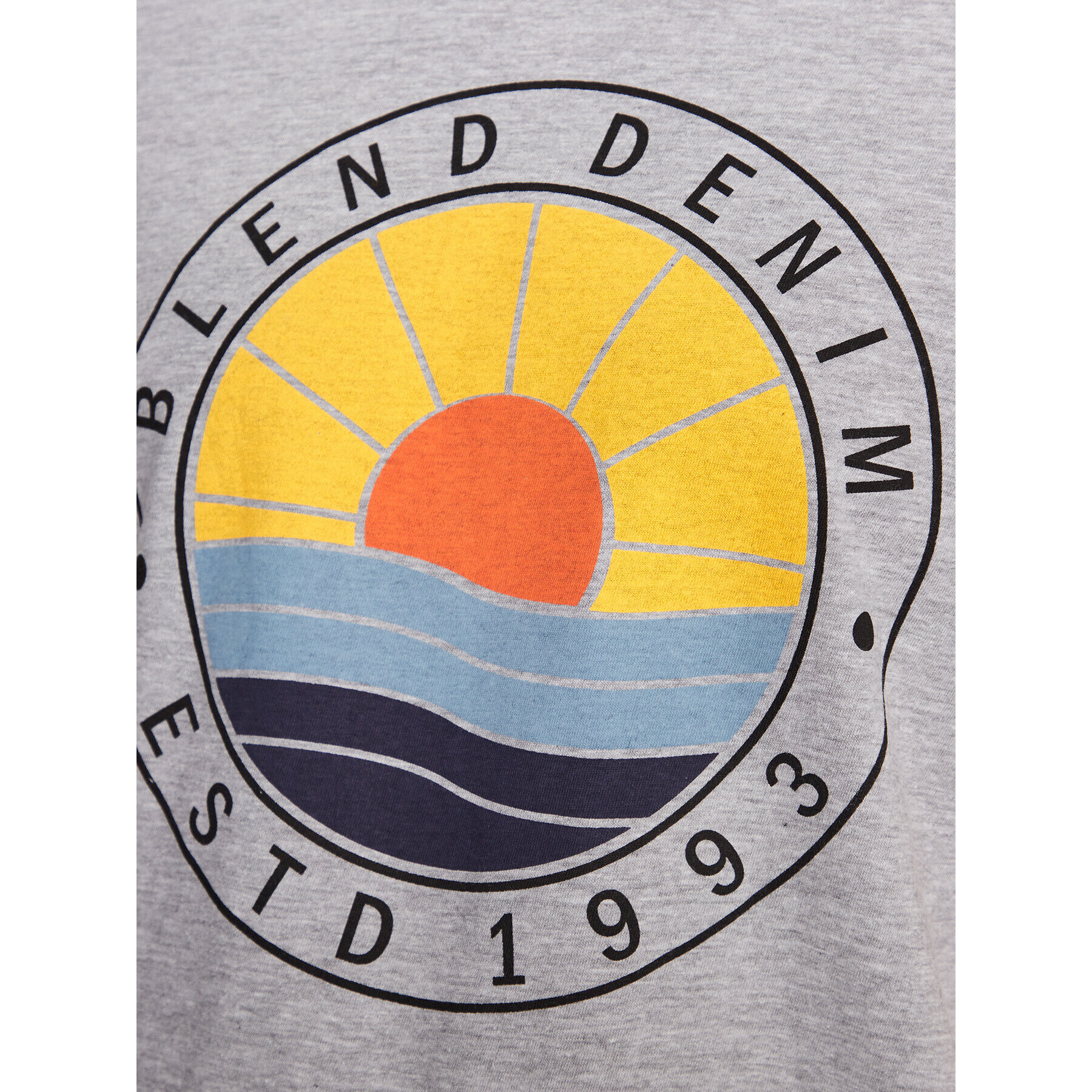 Blend T-Shirt 20715040 Šedá Regular Fit - Pepit.cz