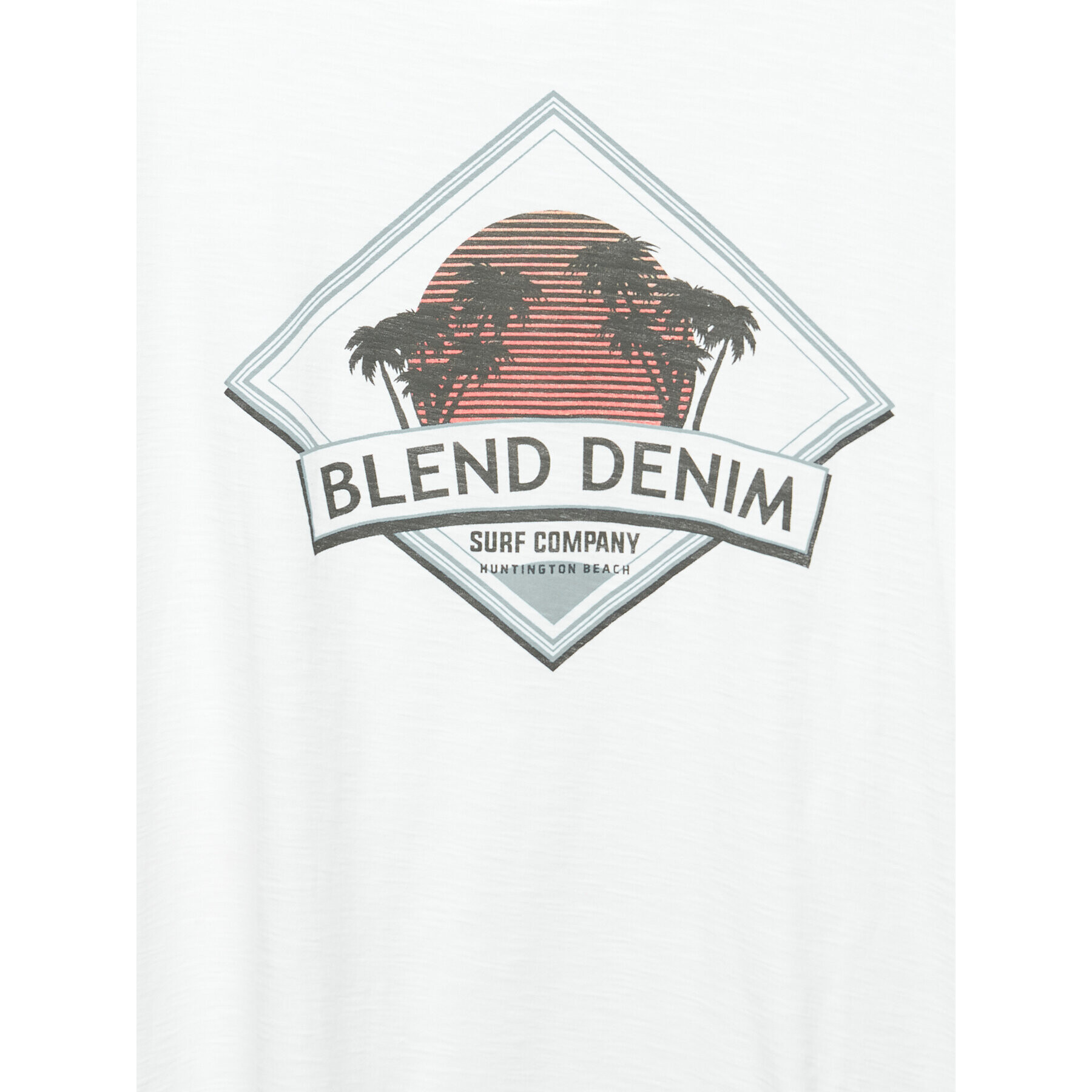 Blend T-Shirt 20715306 Bílá Regular Fit - Pepit.cz