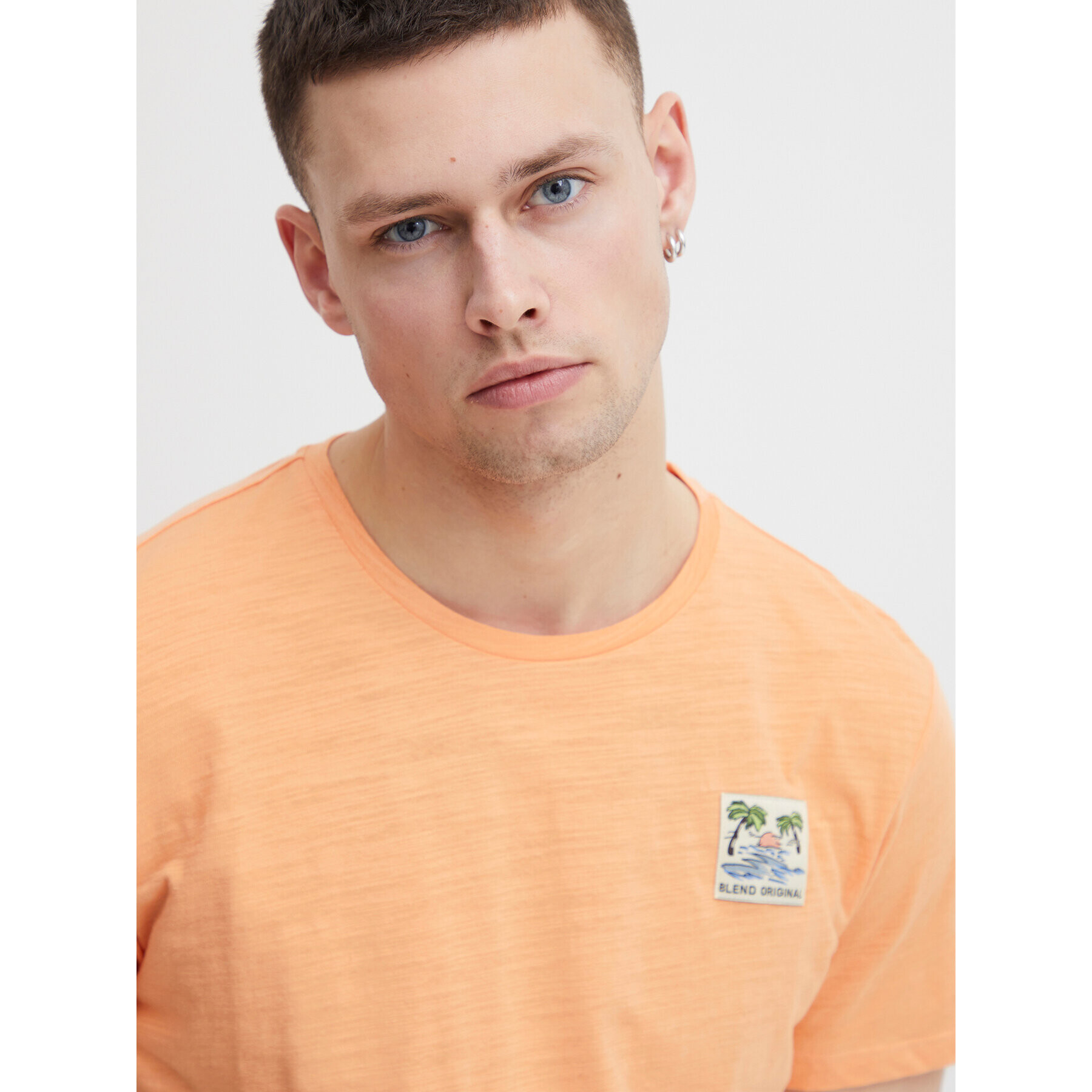 Blend T-Shirt 20715318 Oranžová Regular Fit - Pepit.cz