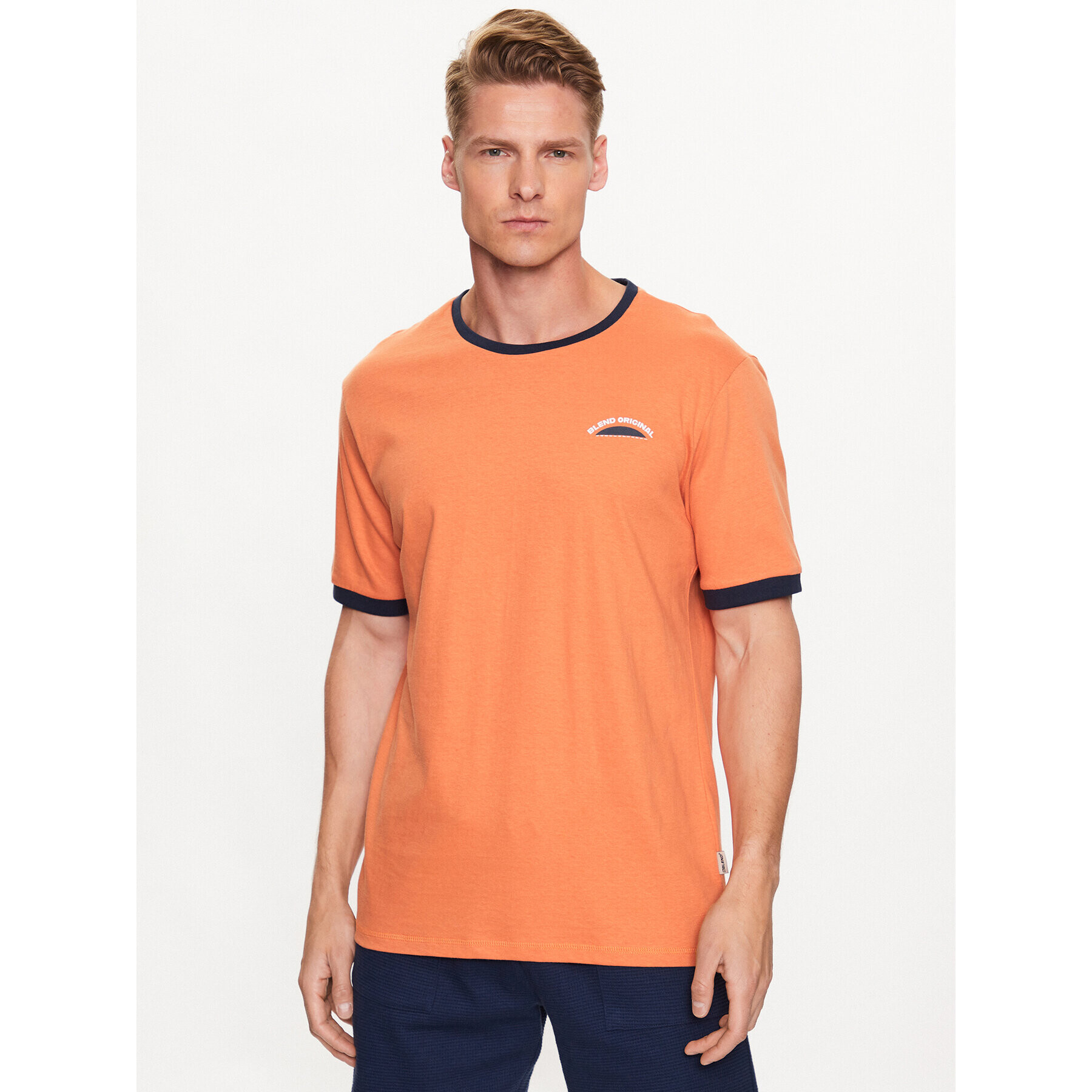 Blend T-Shirt 20715329 Oranžová Regular Fit - Pepit.cz