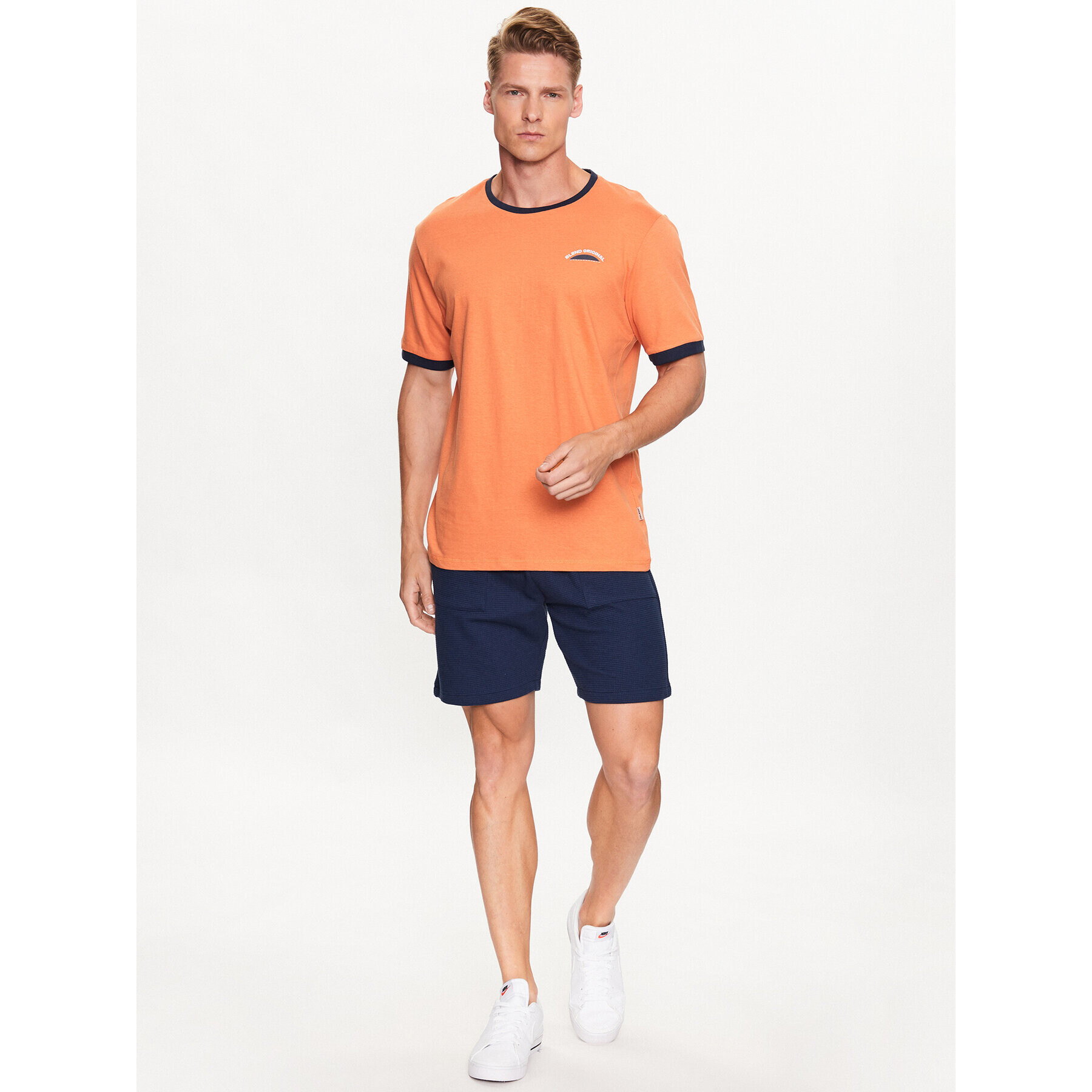 Blend T-Shirt 20715329 Oranžová Regular Fit - Pepit.cz