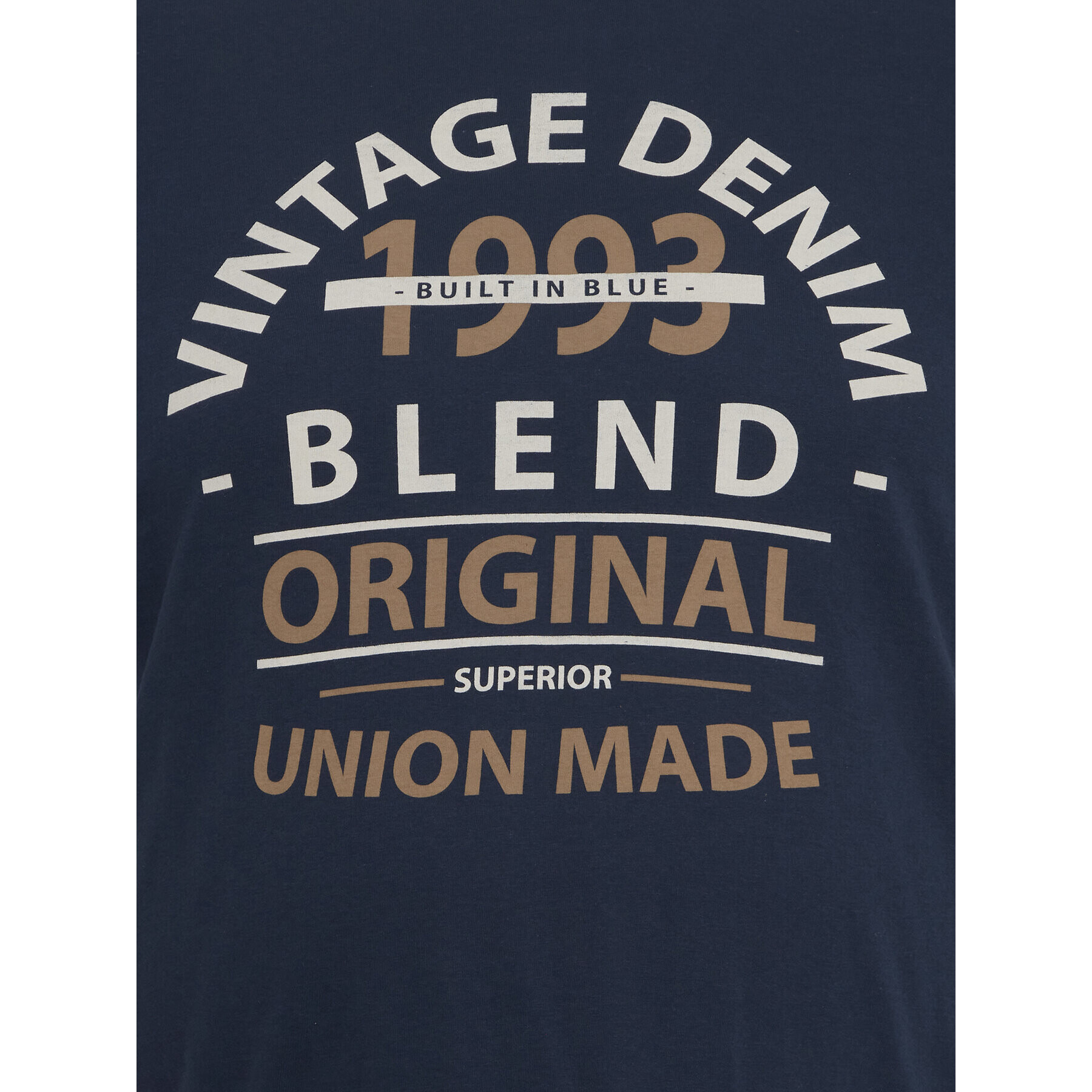 Blend T-Shirt 20715749 Tmavomodrá Regular Fit - Pepit.cz