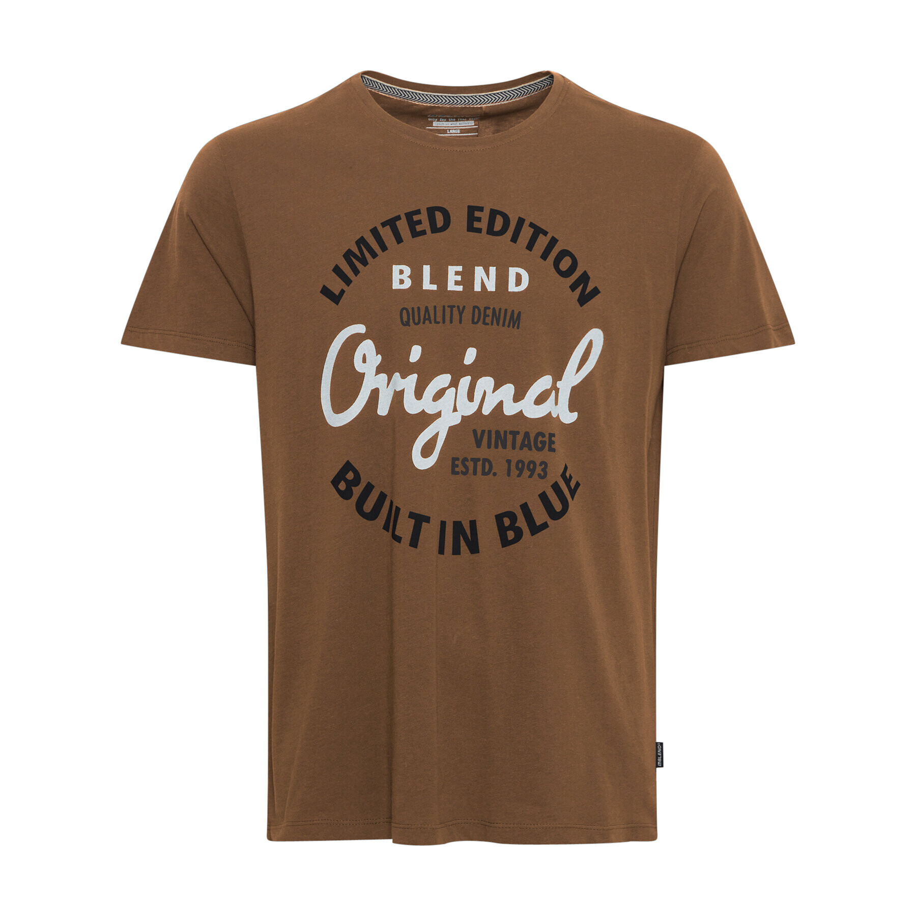 Blend T-Shirt 20715764 Hnědá Regular Fit - Pepit.cz