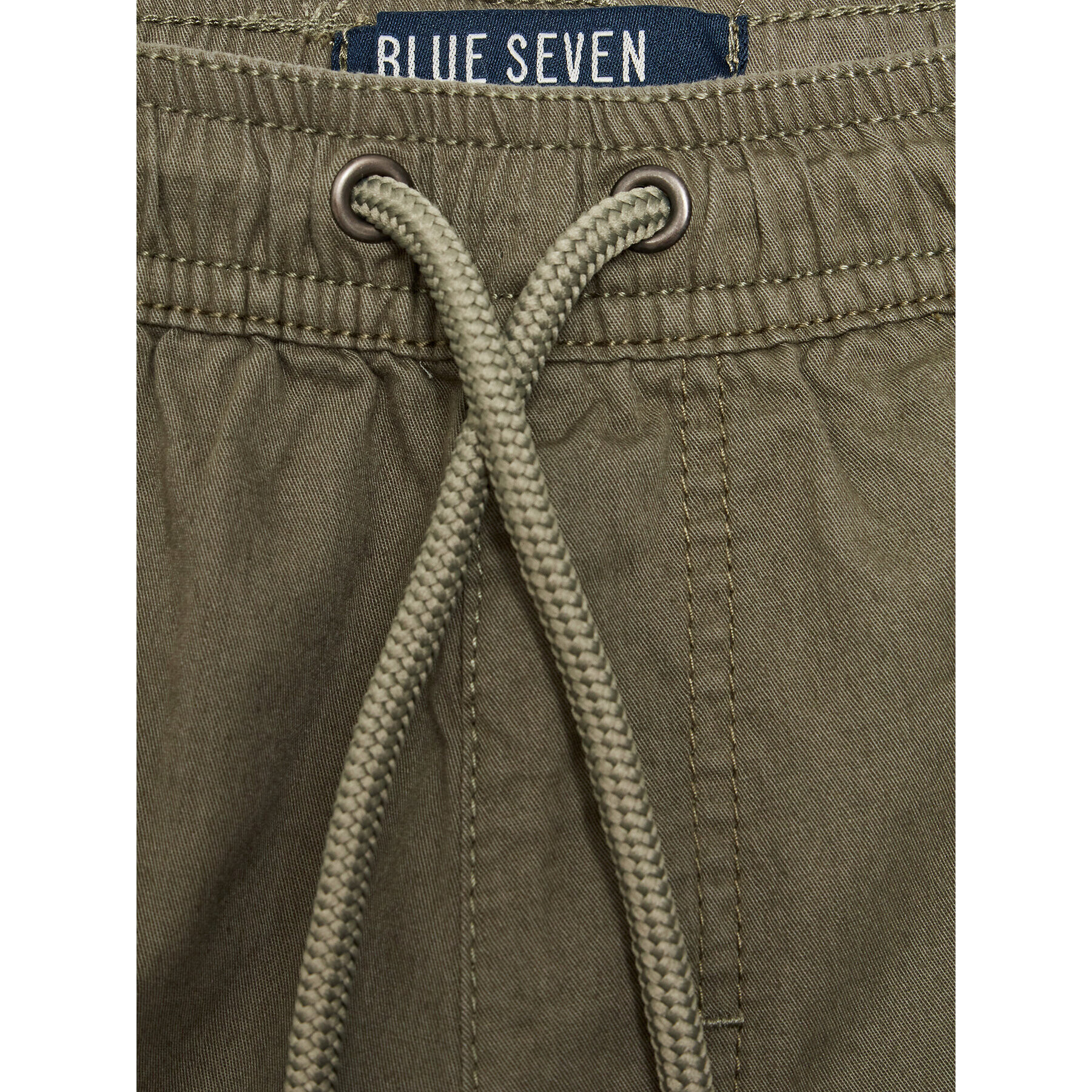 Blue Seven Šortky z materiálu 643552 X Khaki Regular Fit - Pepit.cz