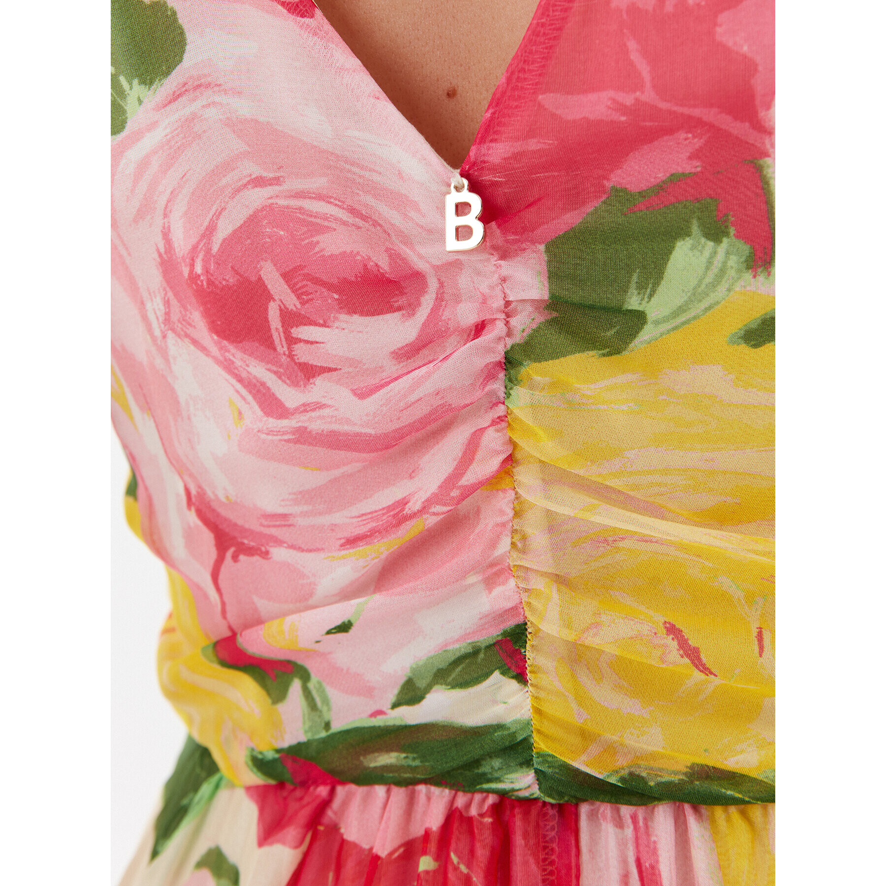 Blugirl Blumarine Každodenní šaty RA3148-T3079 Béžová Regular Fit - Pepit.cz