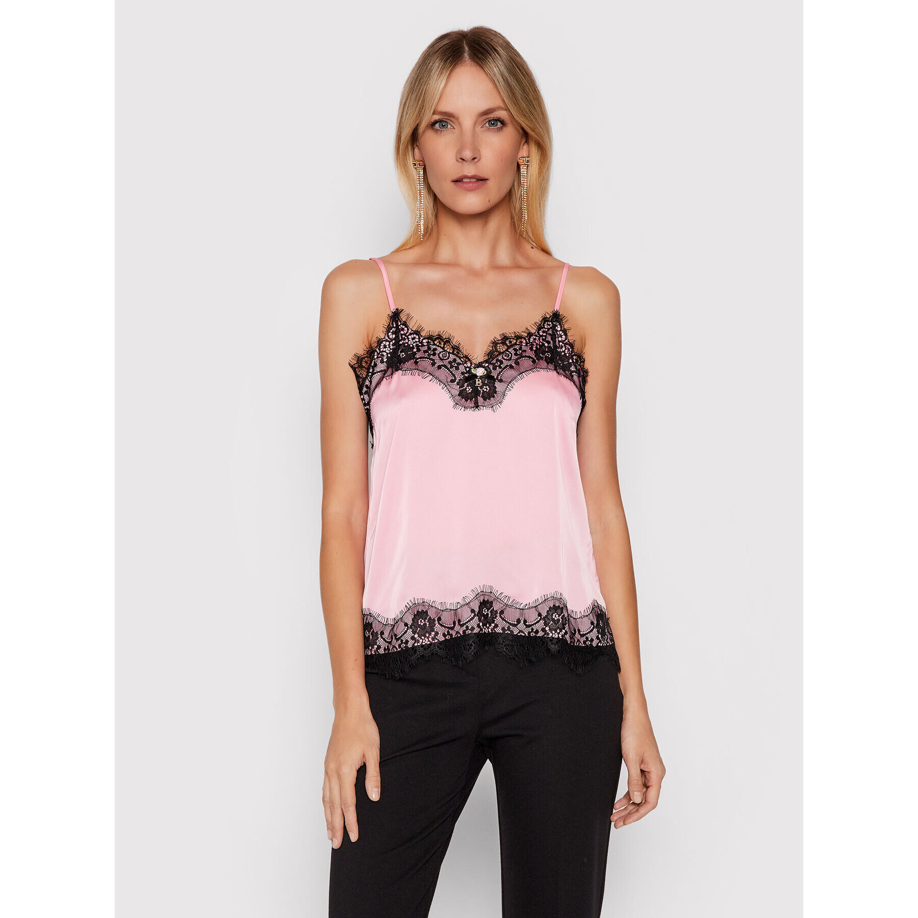 Blugirl Blumarine Top RH1014-T0096 Růžová Regular Fit - Pepit.cz