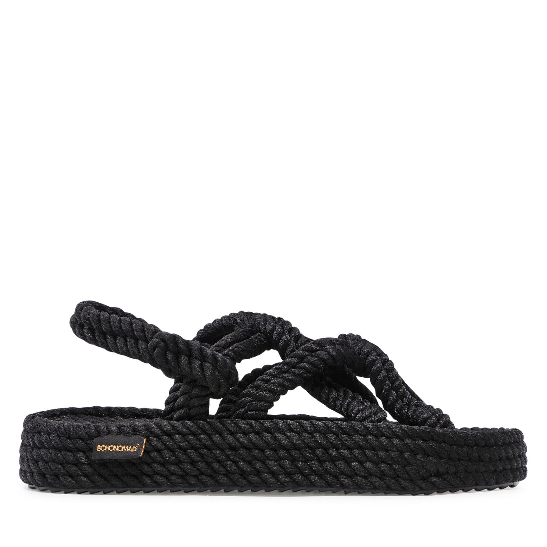 Bohonomad Sandály Bodrum Platform Sandal BOD.0020.PRS Černá - Pepit.cz