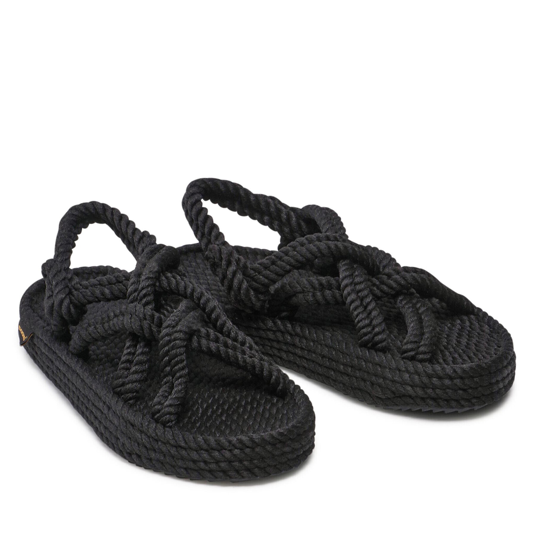 Bohonomad Sandály Bodrum Platform Sandal BOD.0020.PRS Černá - Pepit.cz