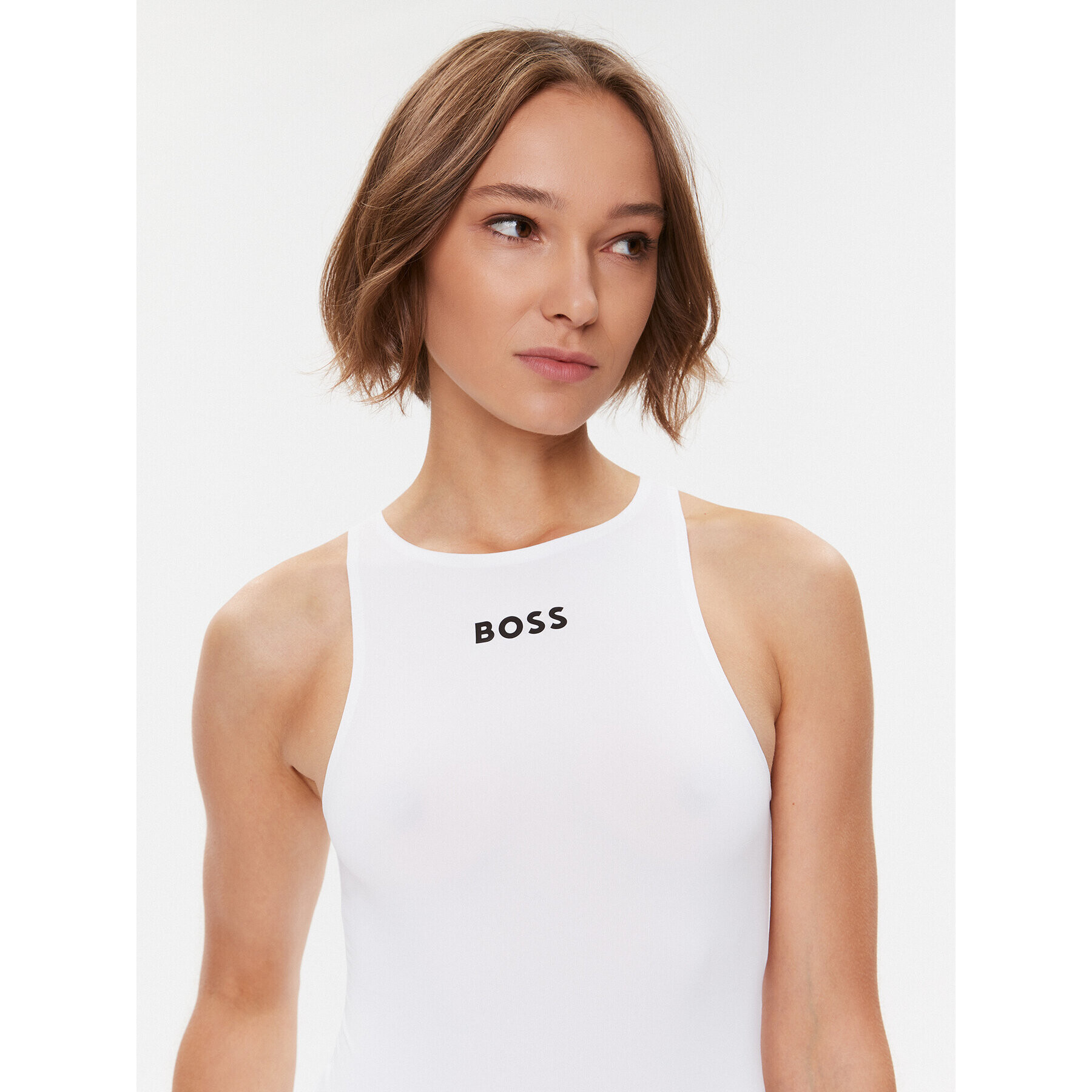 Boss Body Bodysuit Stmt 50497885 Bílá Skinny Fit - Pepit.cz