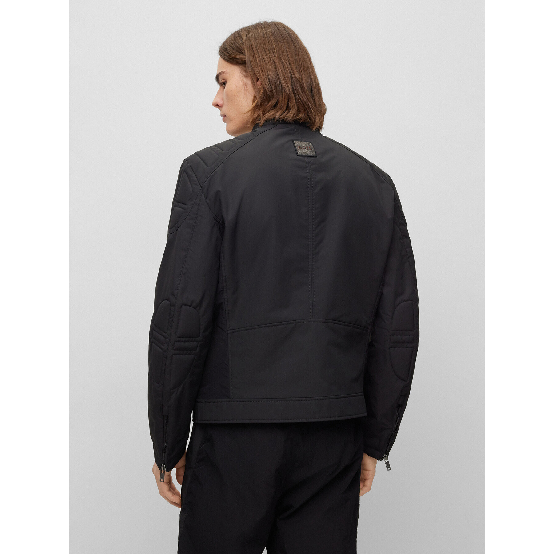 Boss Bunda pro přechodné období 50492935 Černá Slim Fit - Pepit.cz