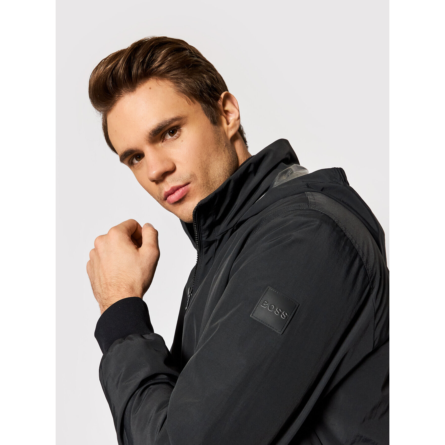 Boss Bunda pro přechodné období Costa5 50460796 Černá Regular Fit - Pepit.cz