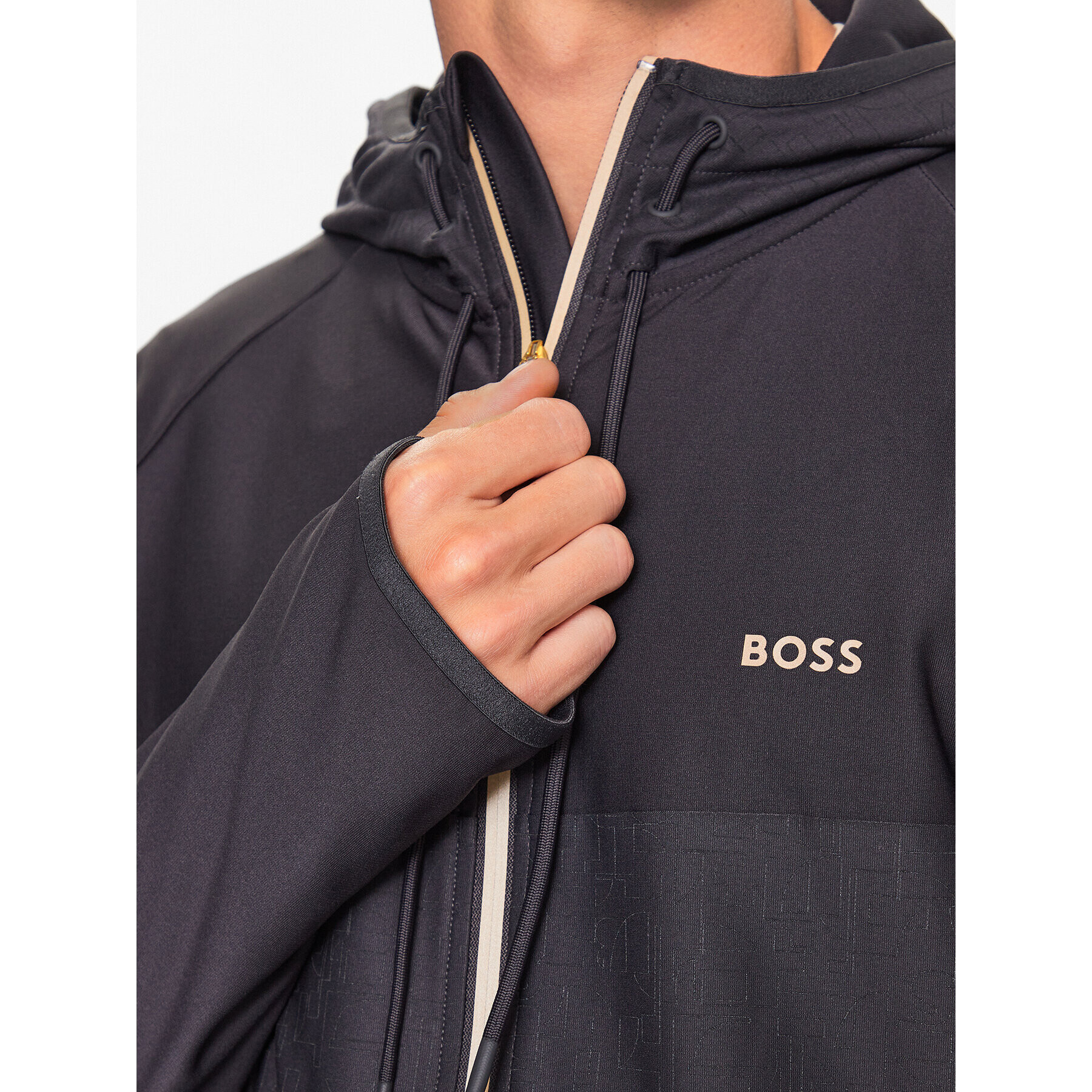 Boss Bunda pro přechodné období Sicon Active 50493465 Šedá Slim Fit - Pepit.cz