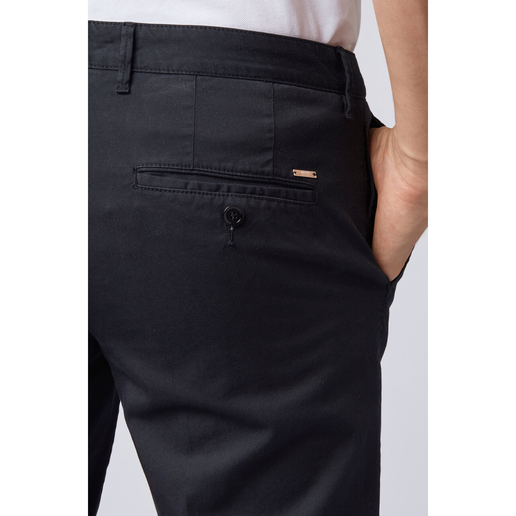 Boss Chino kalhoty Crigan3-D 50325944 Černá Regular Fit - Pepit.cz