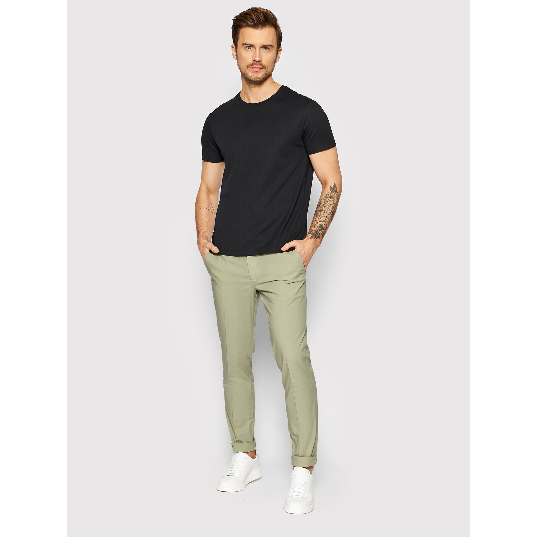 Boss Chino kalhoty Kaito1 50466506 Béžová Slim Fit - Pepit.cz