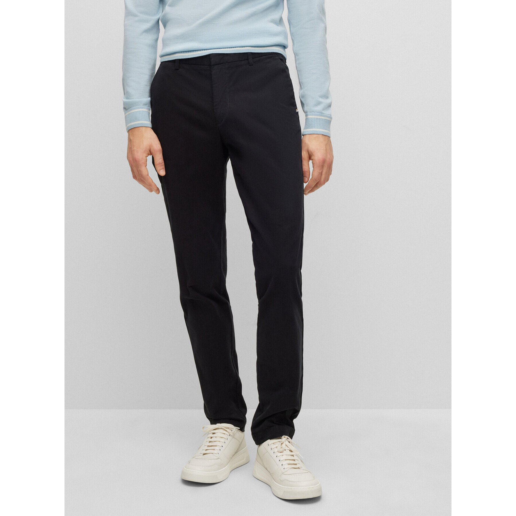 Boss Chino kalhoty Kaito1 50487966 Černá Slim Fit - Pepit.cz