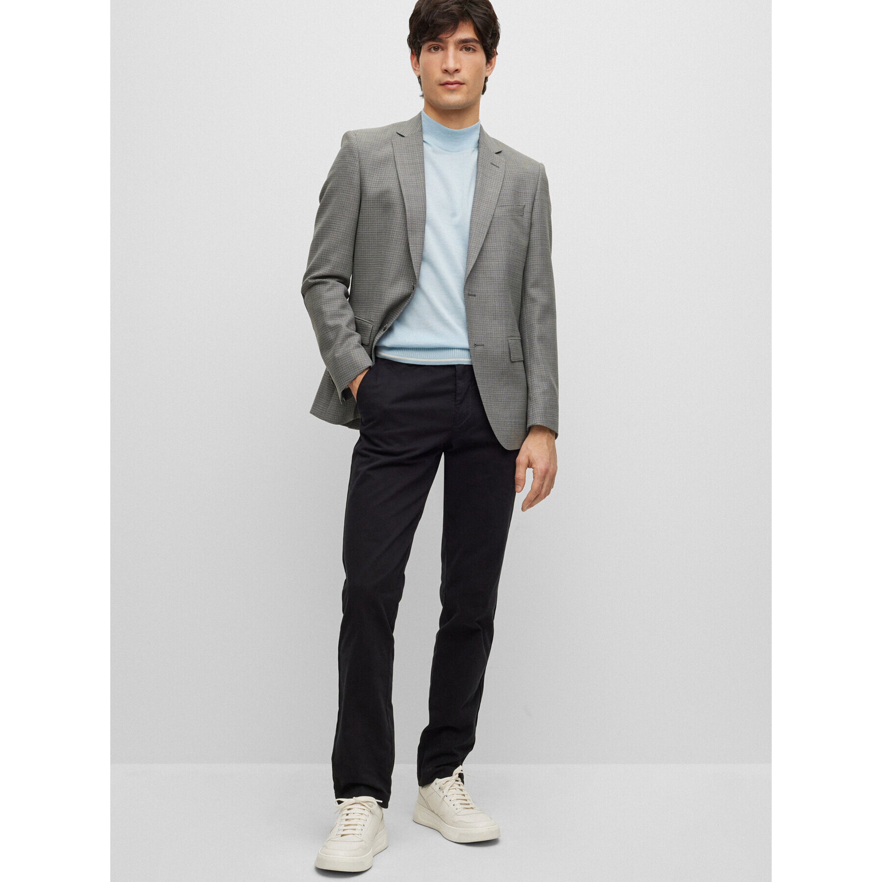 Boss Chino kalhoty Kaito1 50487966 Černá Slim Fit - Pepit.cz