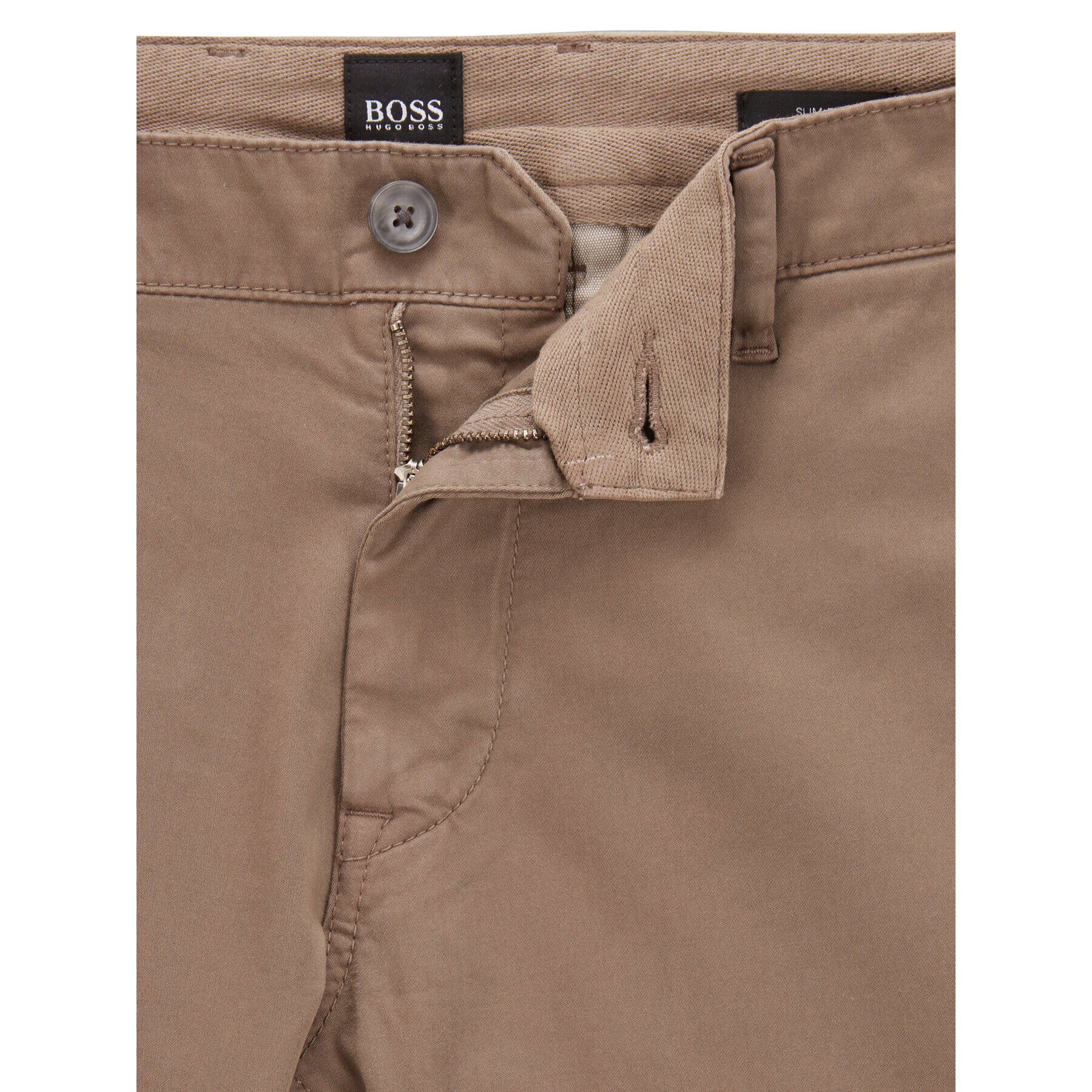 Boss Chino kalhoty Schino 50379152 Hnědá Slim Fit - Pepit.cz