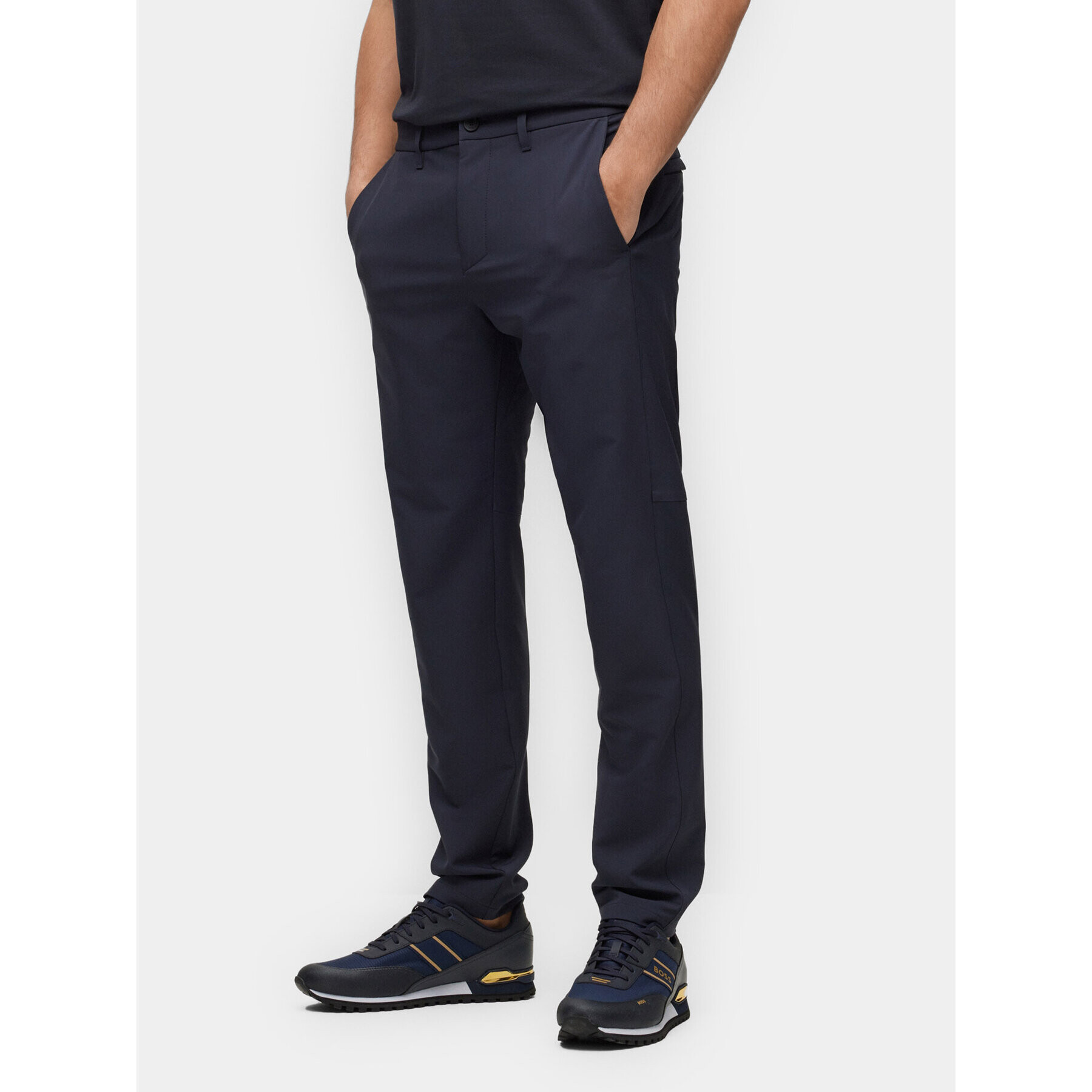 Boss Chino kalhoty T_Commuter-Slim 50495497 Tmavomodrá Slim Fit - Pepit.cz