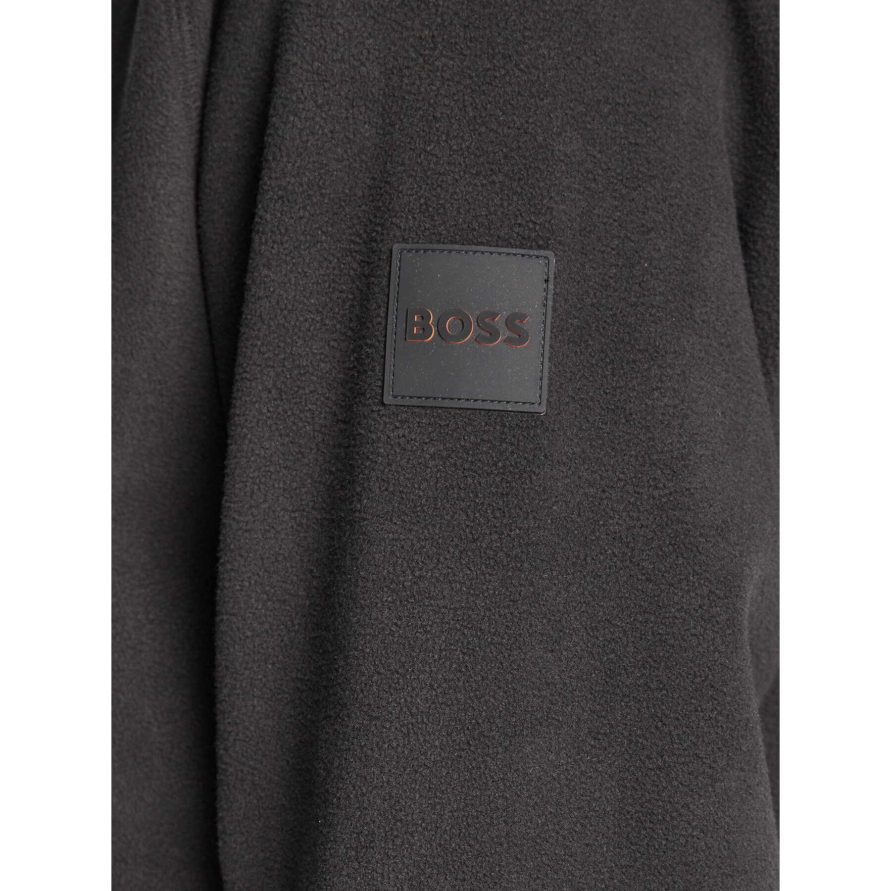 Boss Fleecová mikina Wefleece 50476170 Černá Regular Fit - Pepit.cz