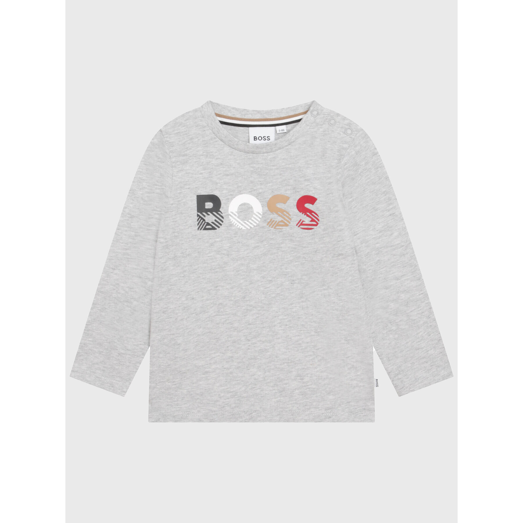 Boss Halenka J05946 M Šedá Regular Fit - Pepit.cz