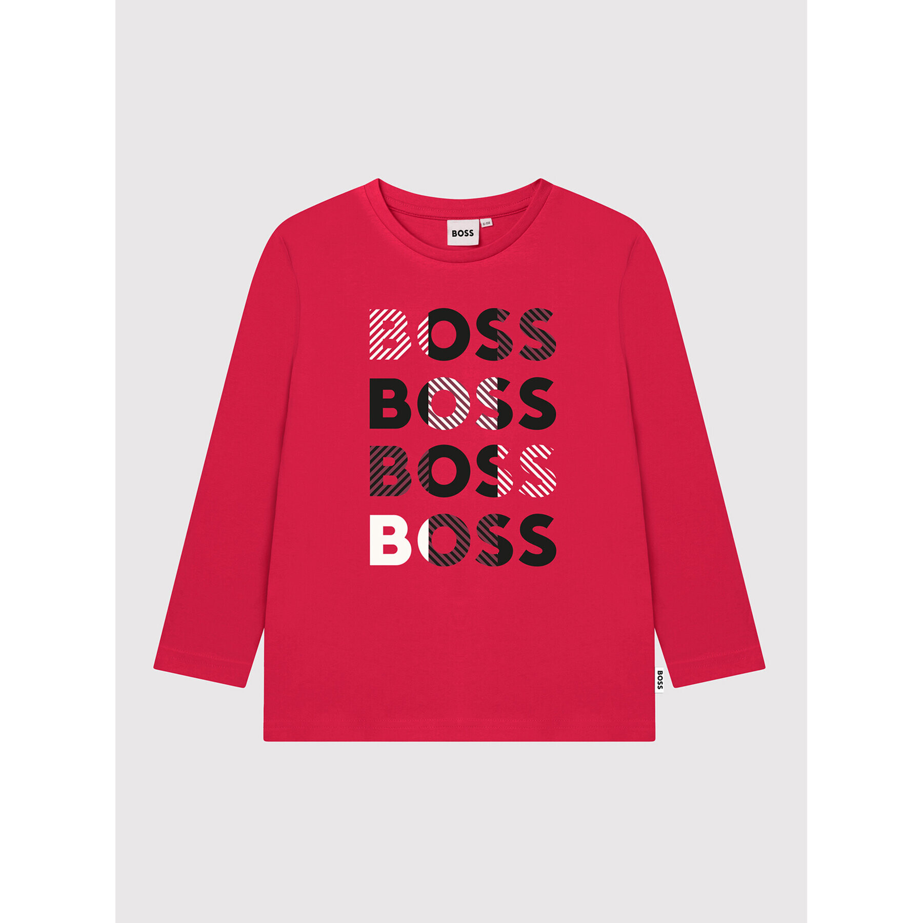 Boss Halenka J25M24 D Červená Slim Fit - Pepit.cz