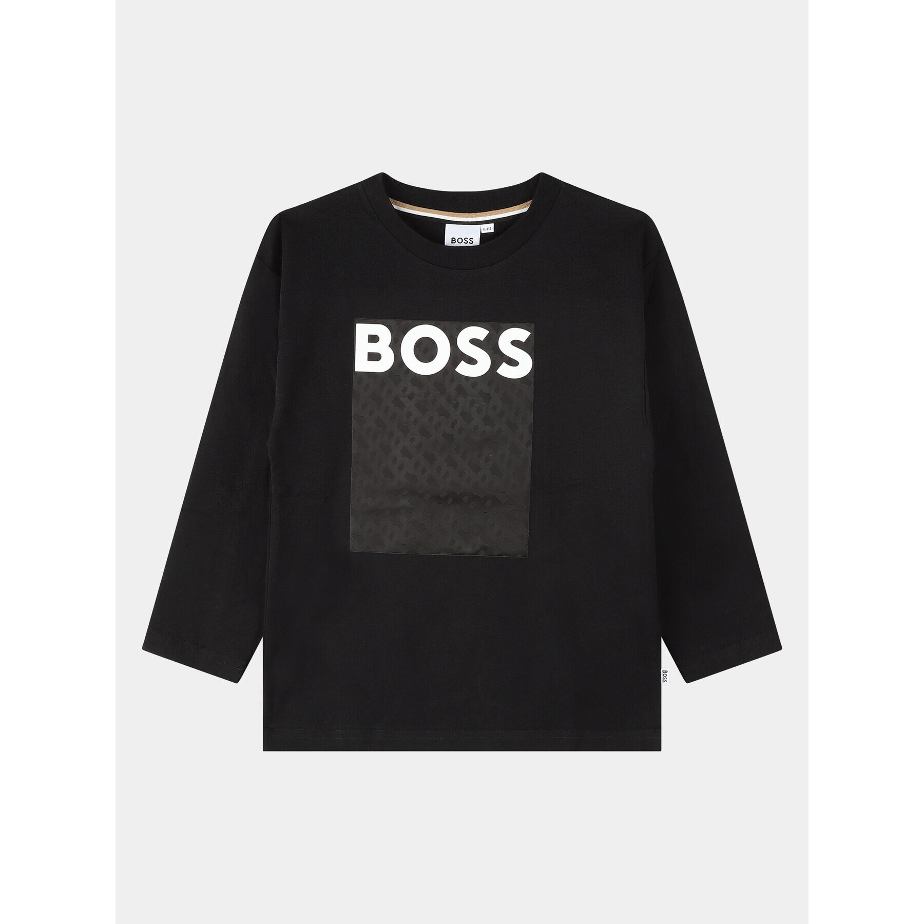 Boss Halenka J25O75 D Černá Loose Fit - Pepit.cz