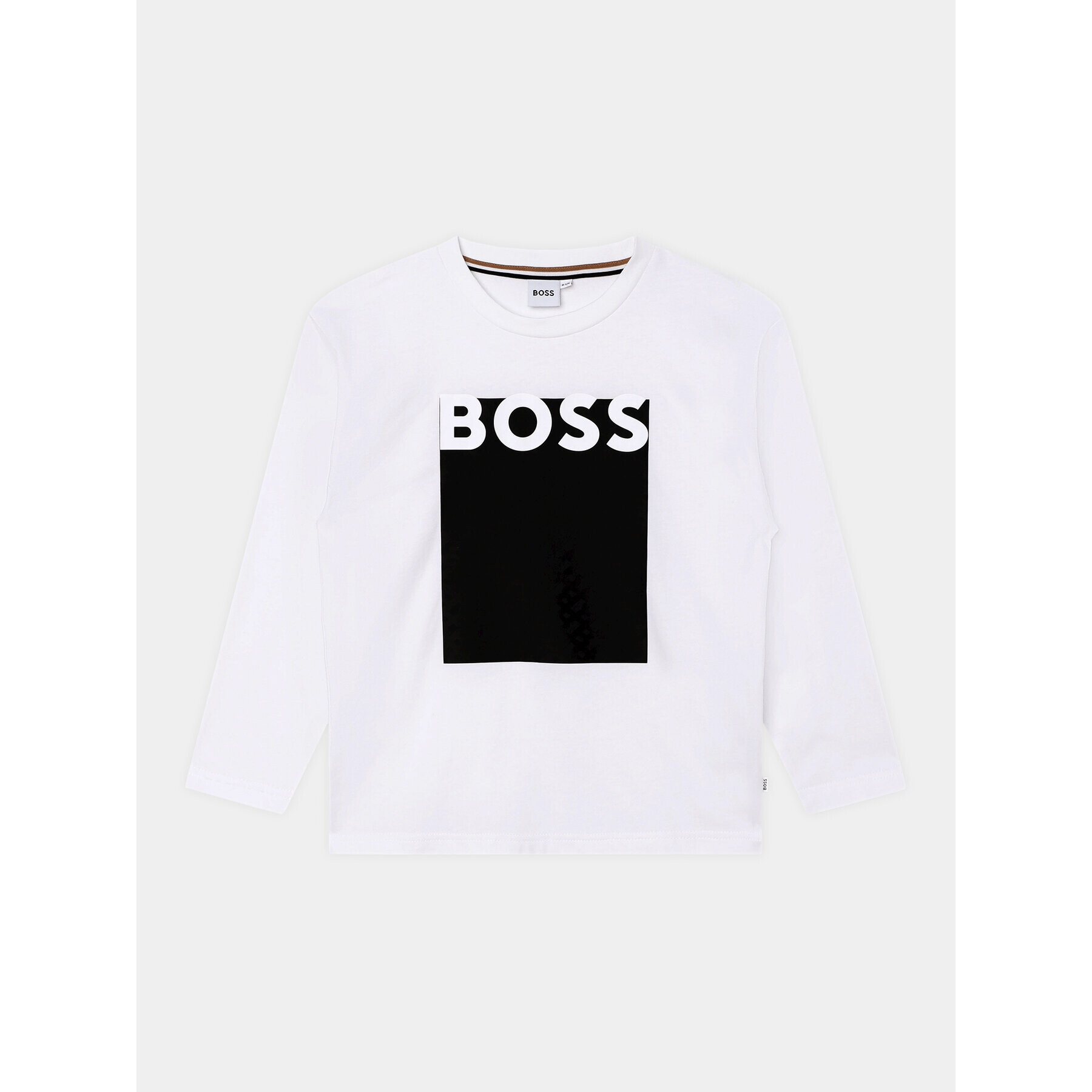 Boss Halenka J25O75 S Bílá Loose Fit - Pepit.cz