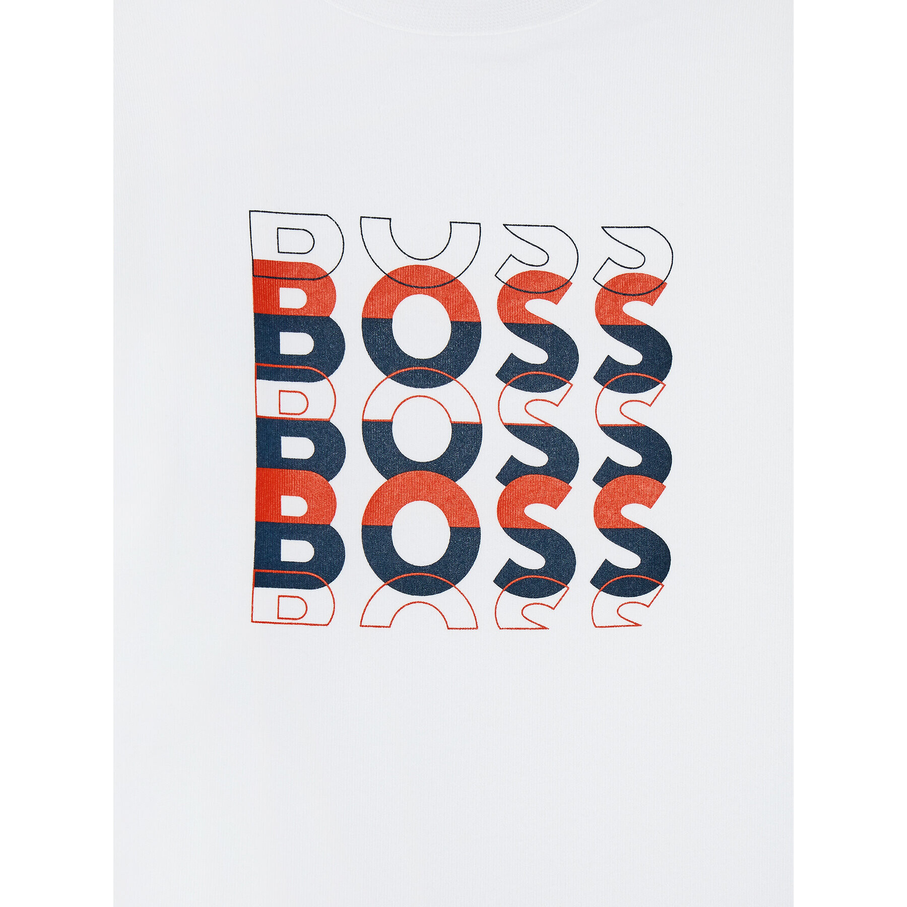 Boss Halenka J95362 Bílá Regular Fit - Pepit.cz