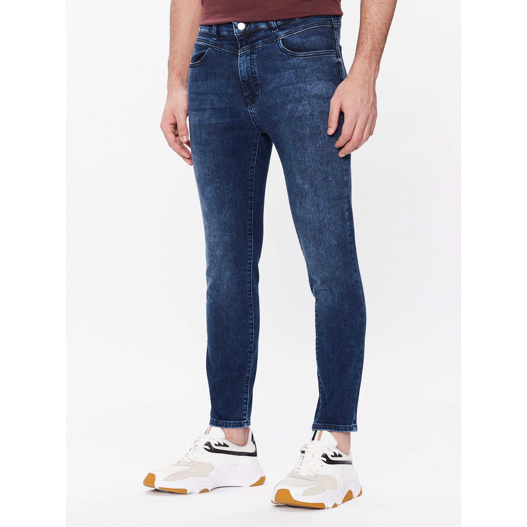 Boss Jeansy 50480770 Modrá Skinny Fit - Pepit.cz