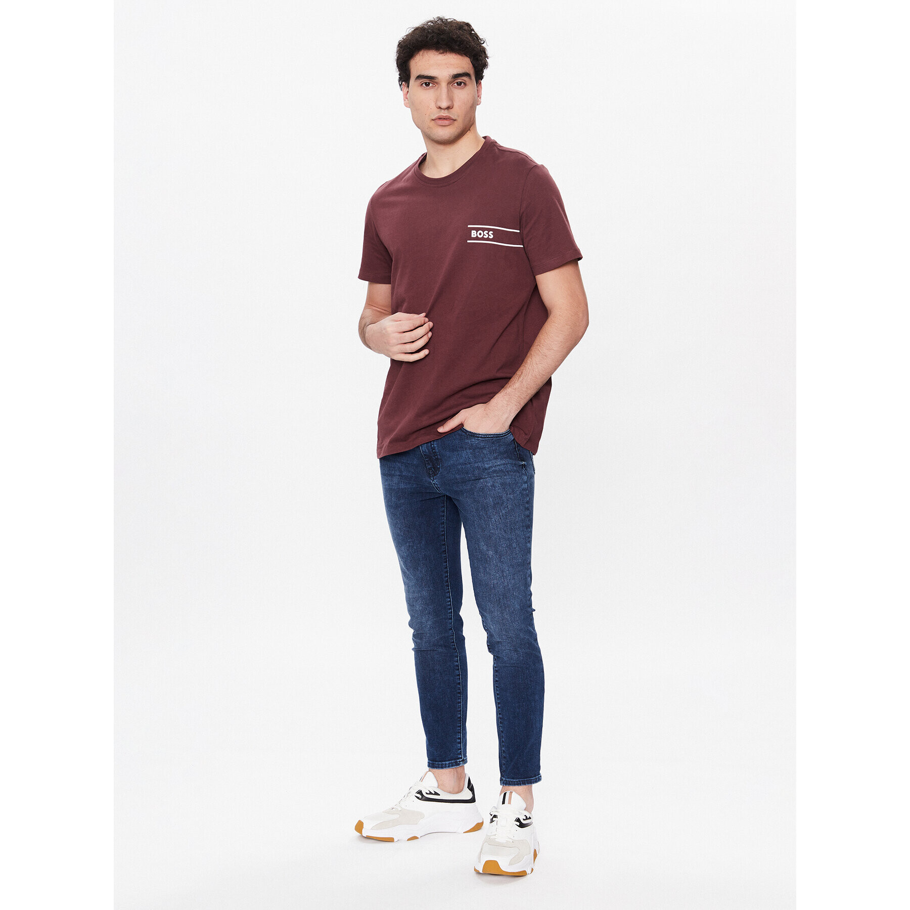 Boss Jeansy 50480770 Modrá Skinny Fit - Pepit.cz