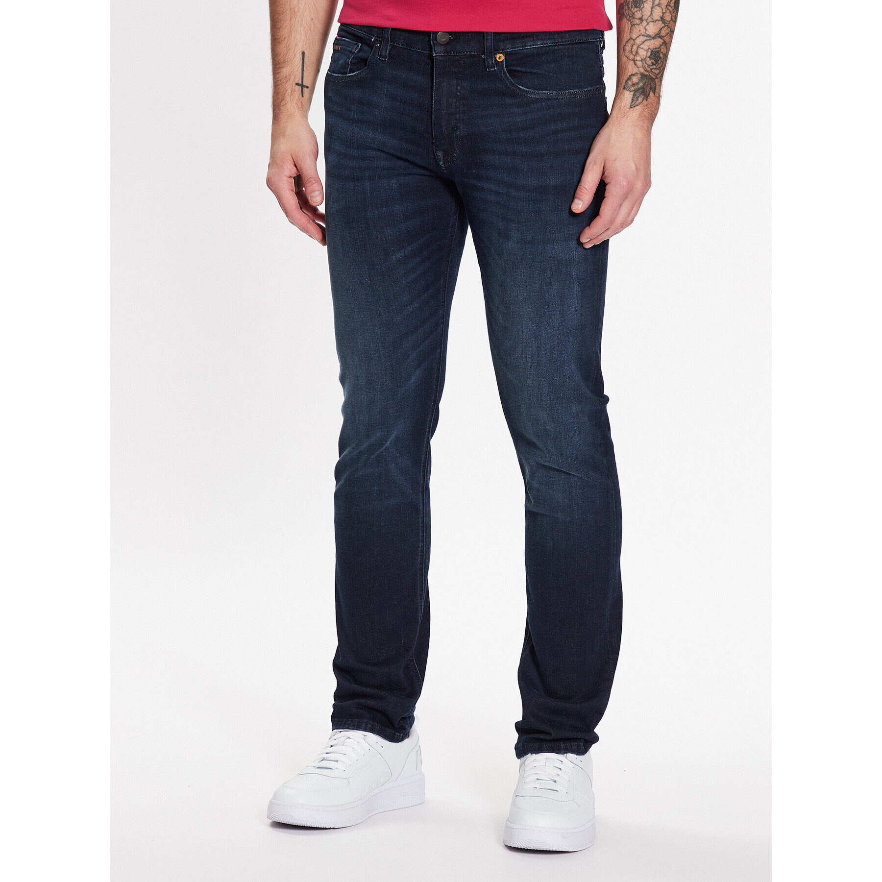 Boss Jeansy 50484239 Tmavomodrá Slim Fit - Pepit.cz