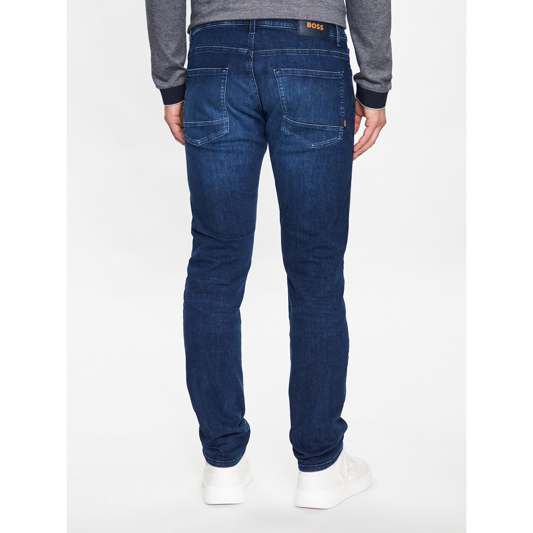 Boss Jeansy Delaware 50484263 Tmavomodrá Slim Fit - Pepit.cz