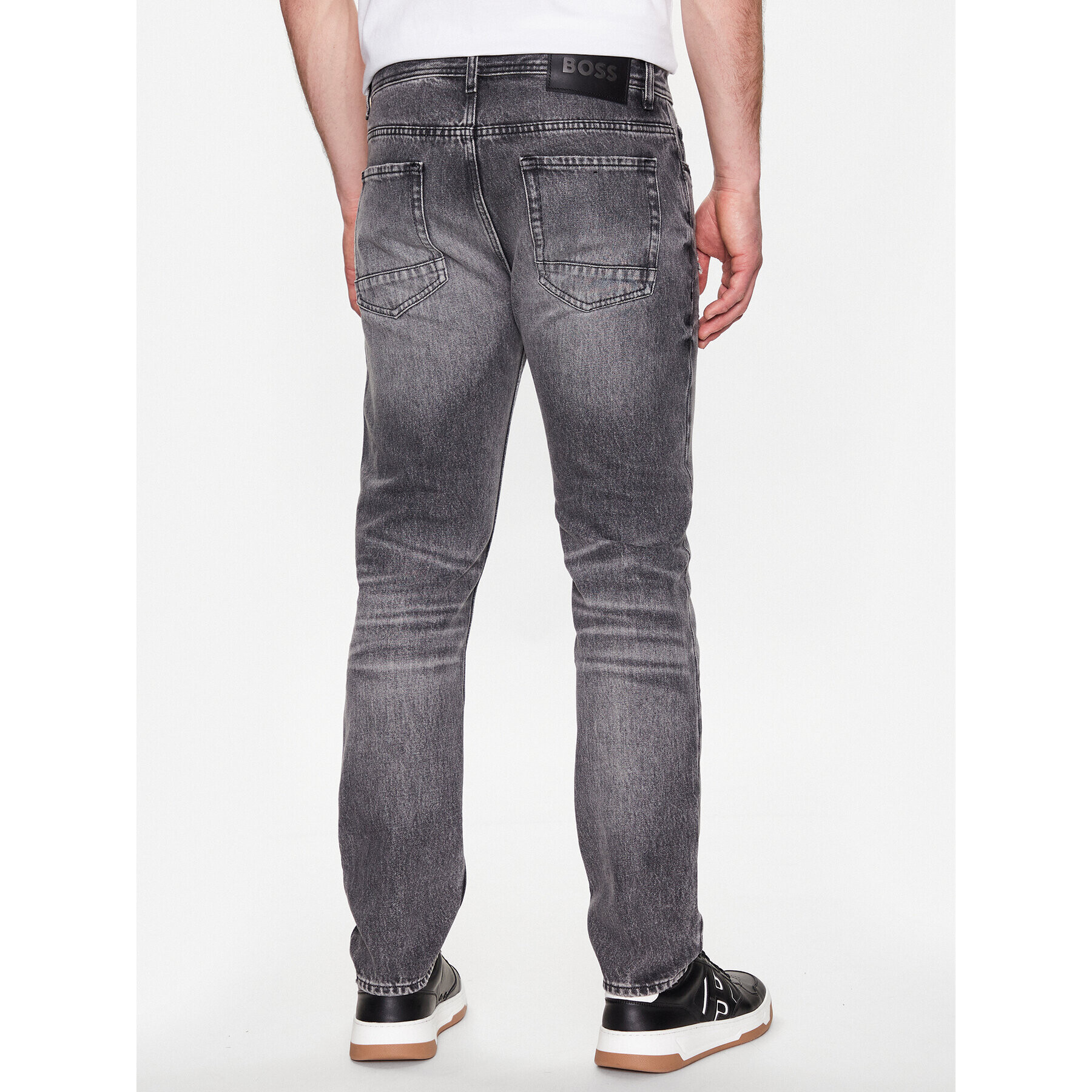 Boss Jeansy 50484286 Šedá Tapered Fit - Pepit.cz