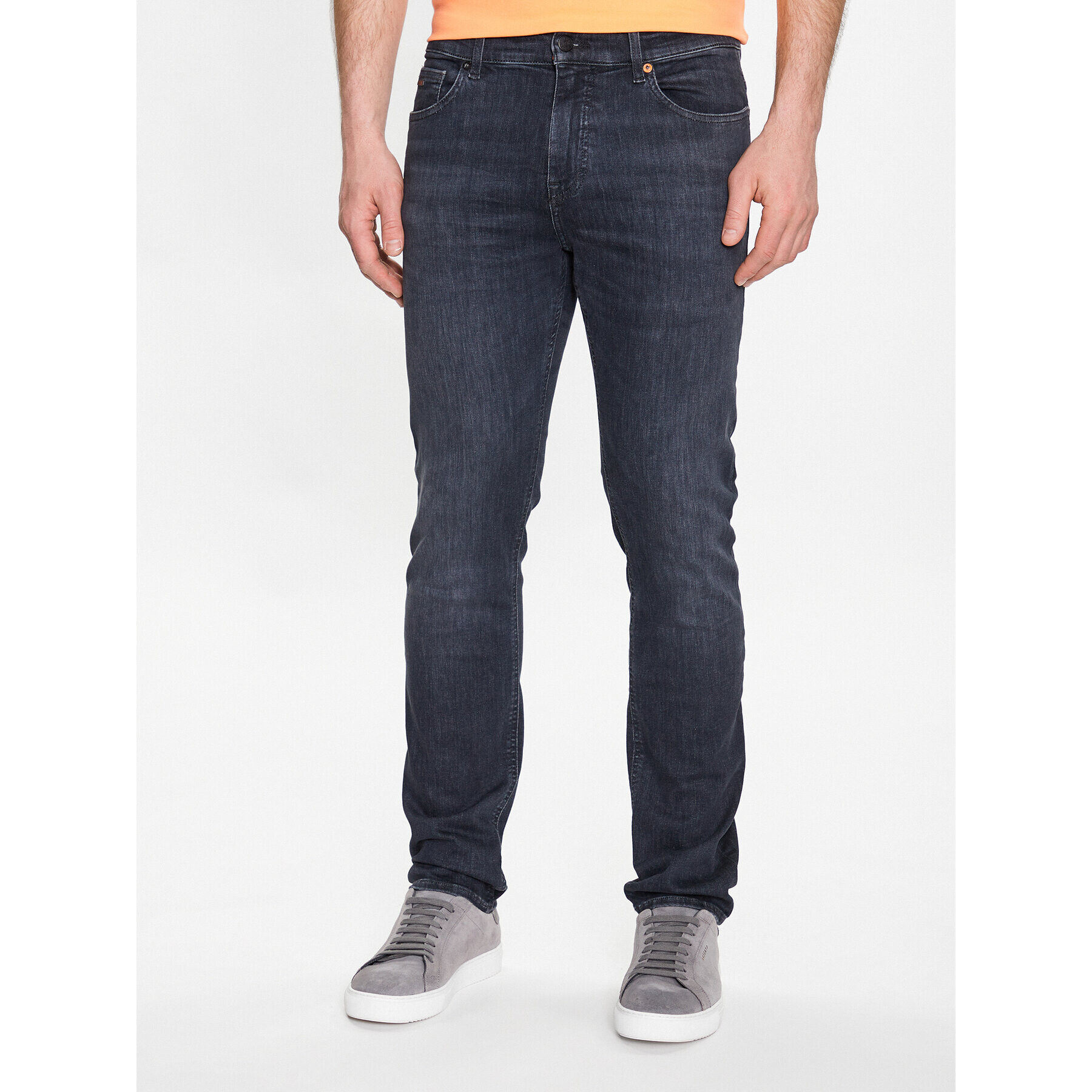 Boss Jeansy 50484445 Šedá Slim Fit - Pepit.cz