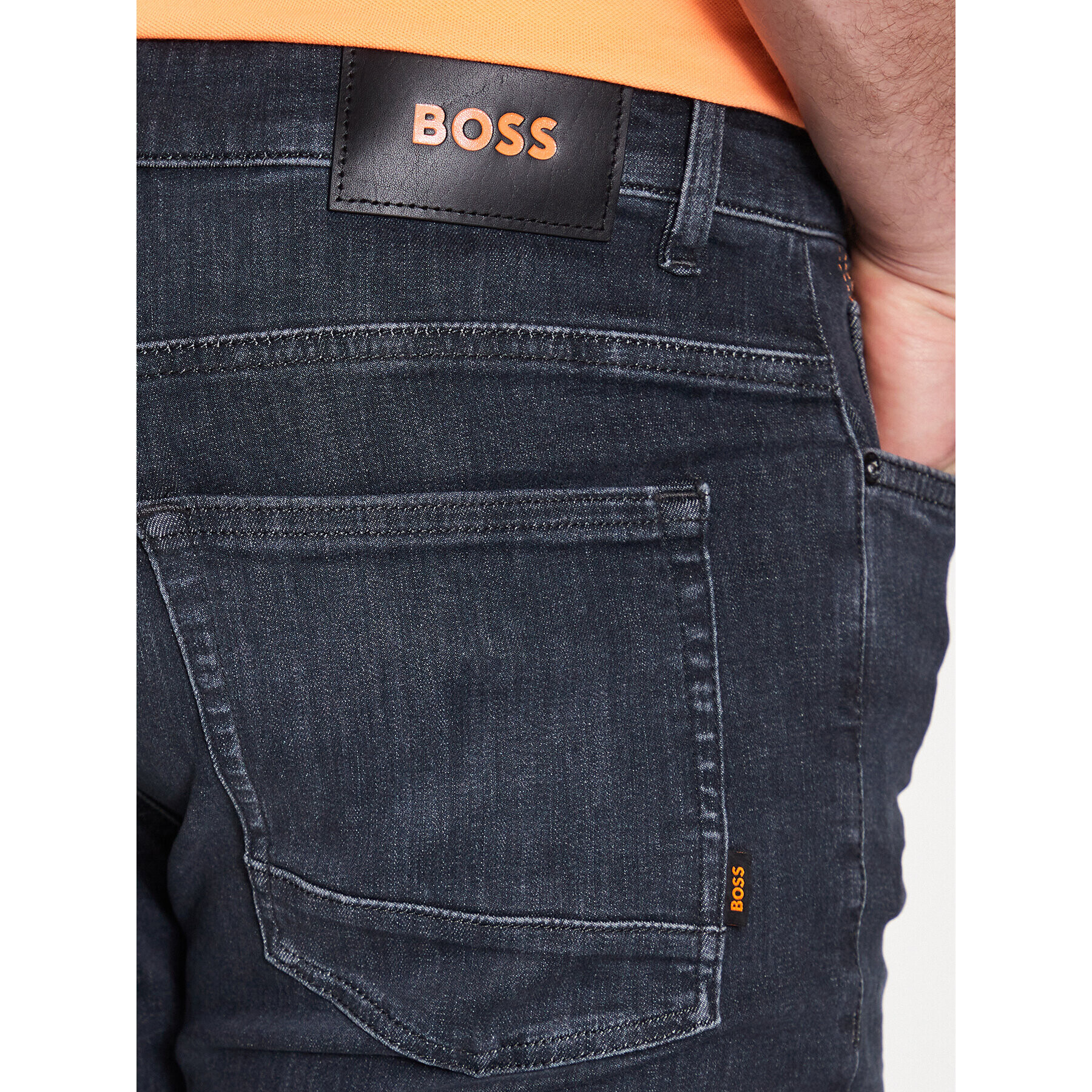 Boss Jeansy 50484445 Šedá Slim Fit - Pepit.cz